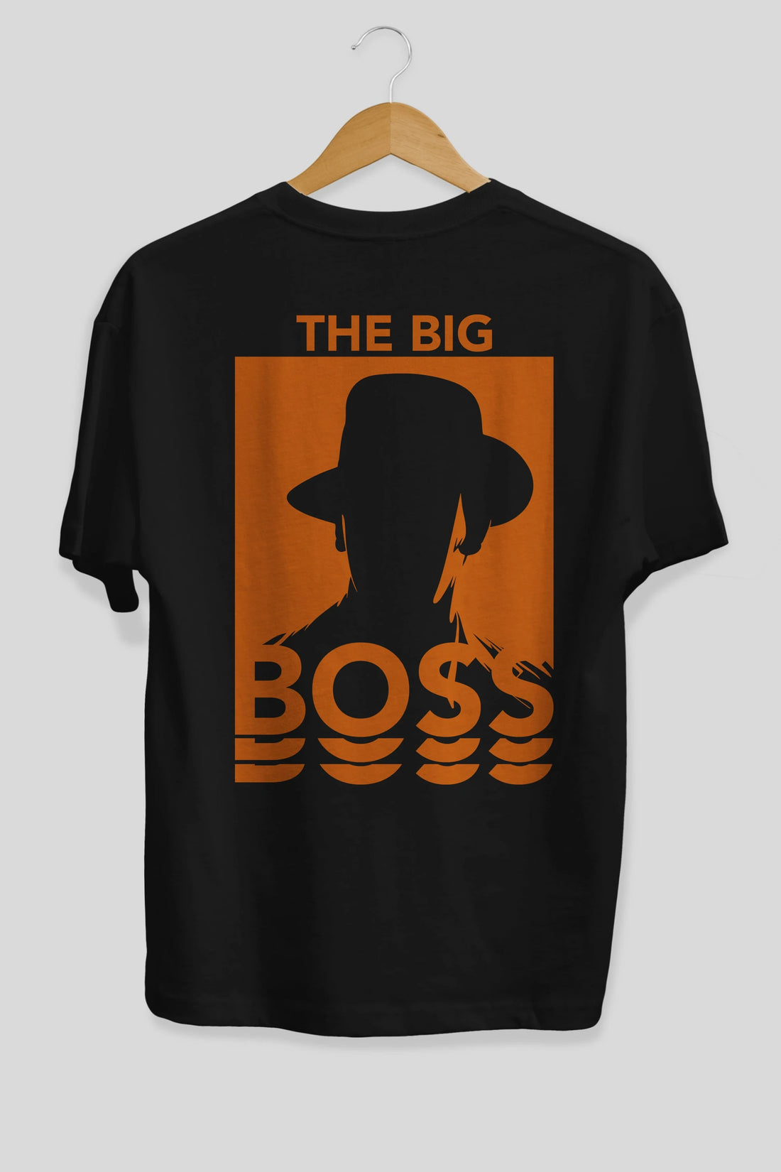 The Big Boss Arka Baskılı Oversize t-shirt Erkek Kadın Unisex