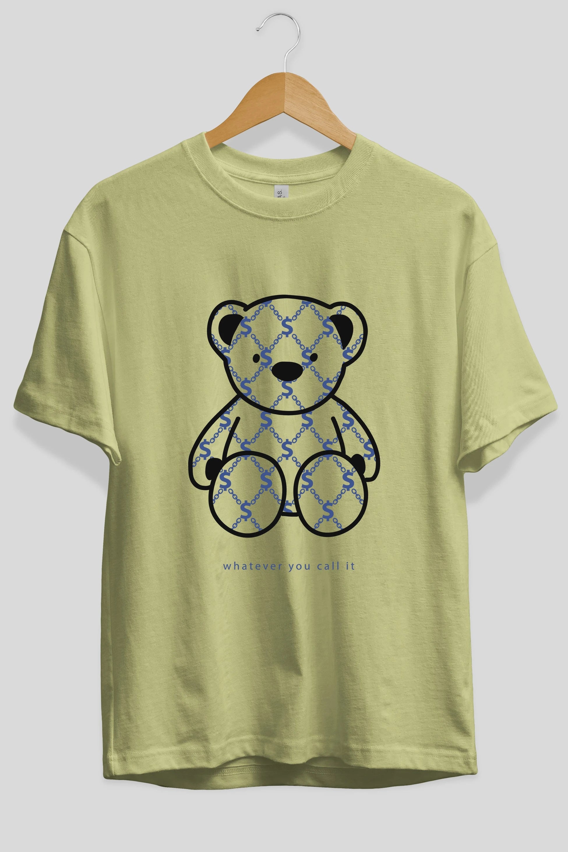 Whatever you Bear Ön Baskılı Oversize t-shirt Erkek Kadın Unisex