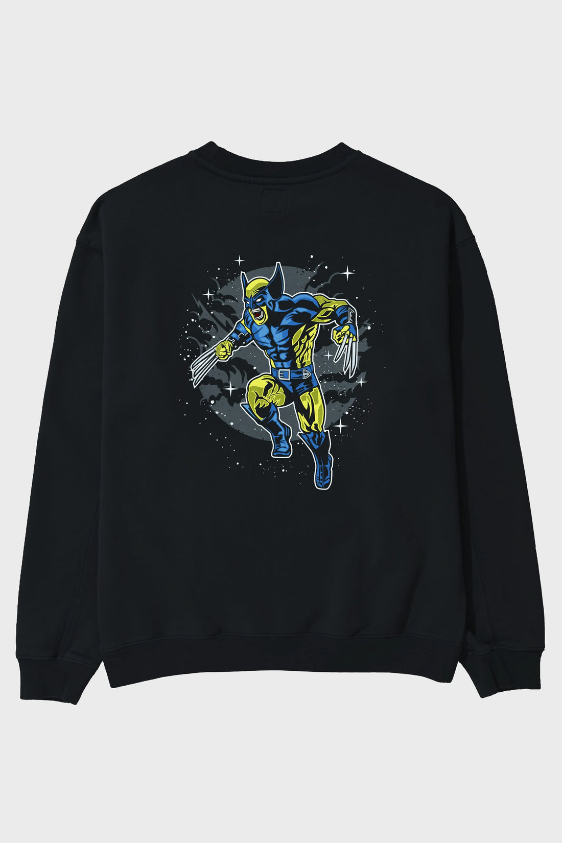 Wolverine Arka Baskılı Oversize Sweatshirt Erkek Kadın Unisex