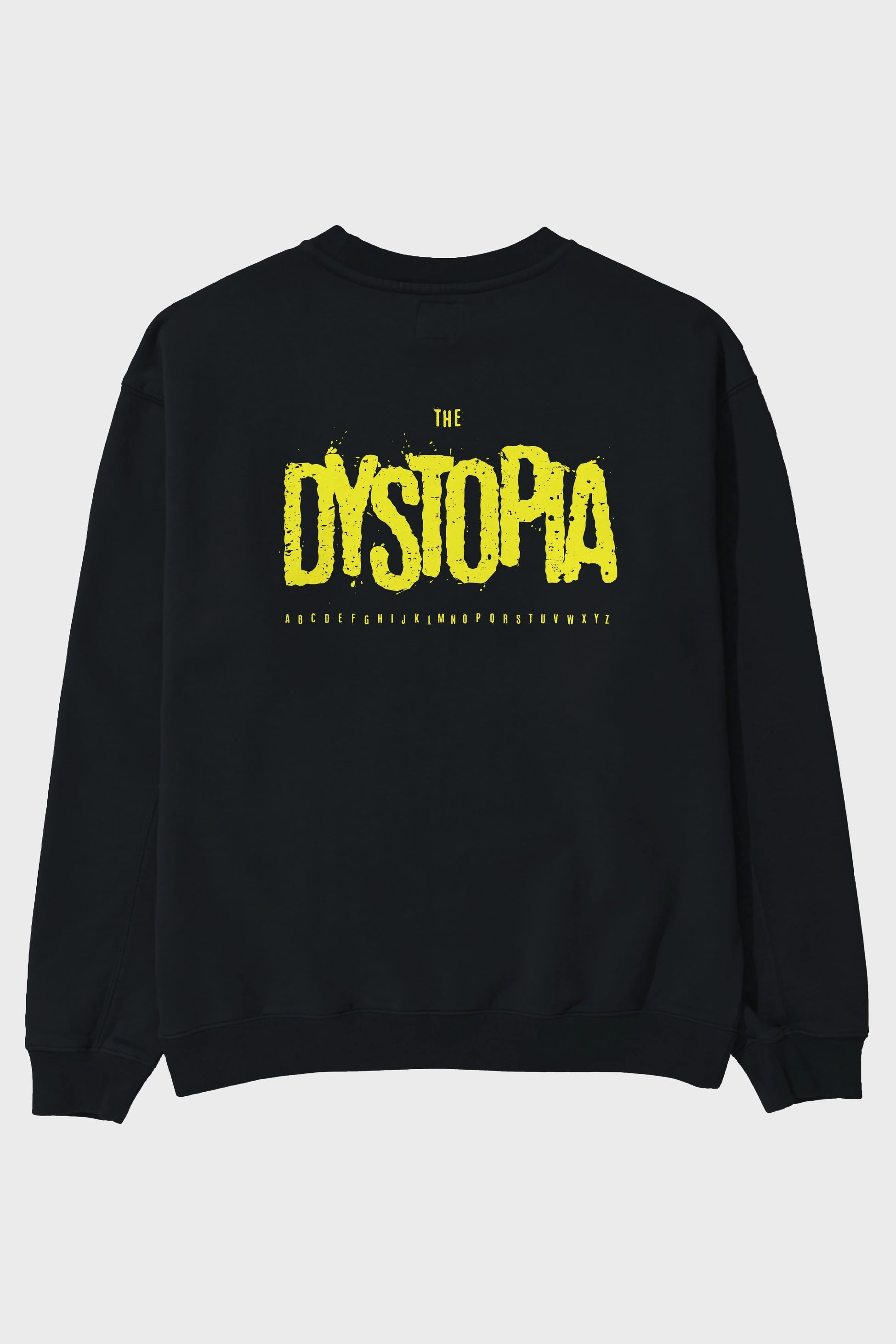 The Dystopia Arka Baskılı Oversize Sweatshirt Erkek Kadın Unisex