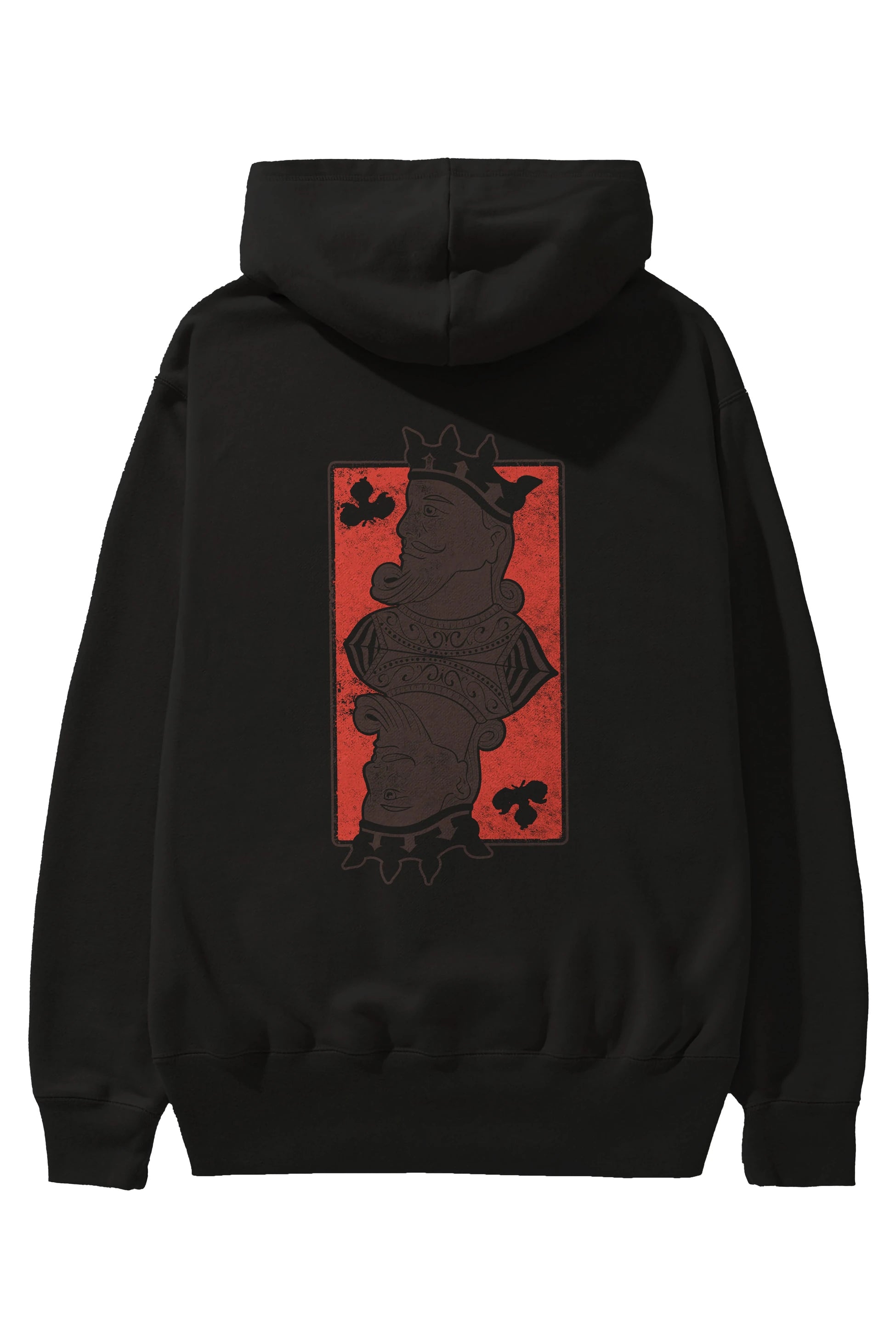 King Streetwear Arka Baskılı Hoodie Oversize Kapüşonlu Sweatshirt Erkek Kadın Unisex