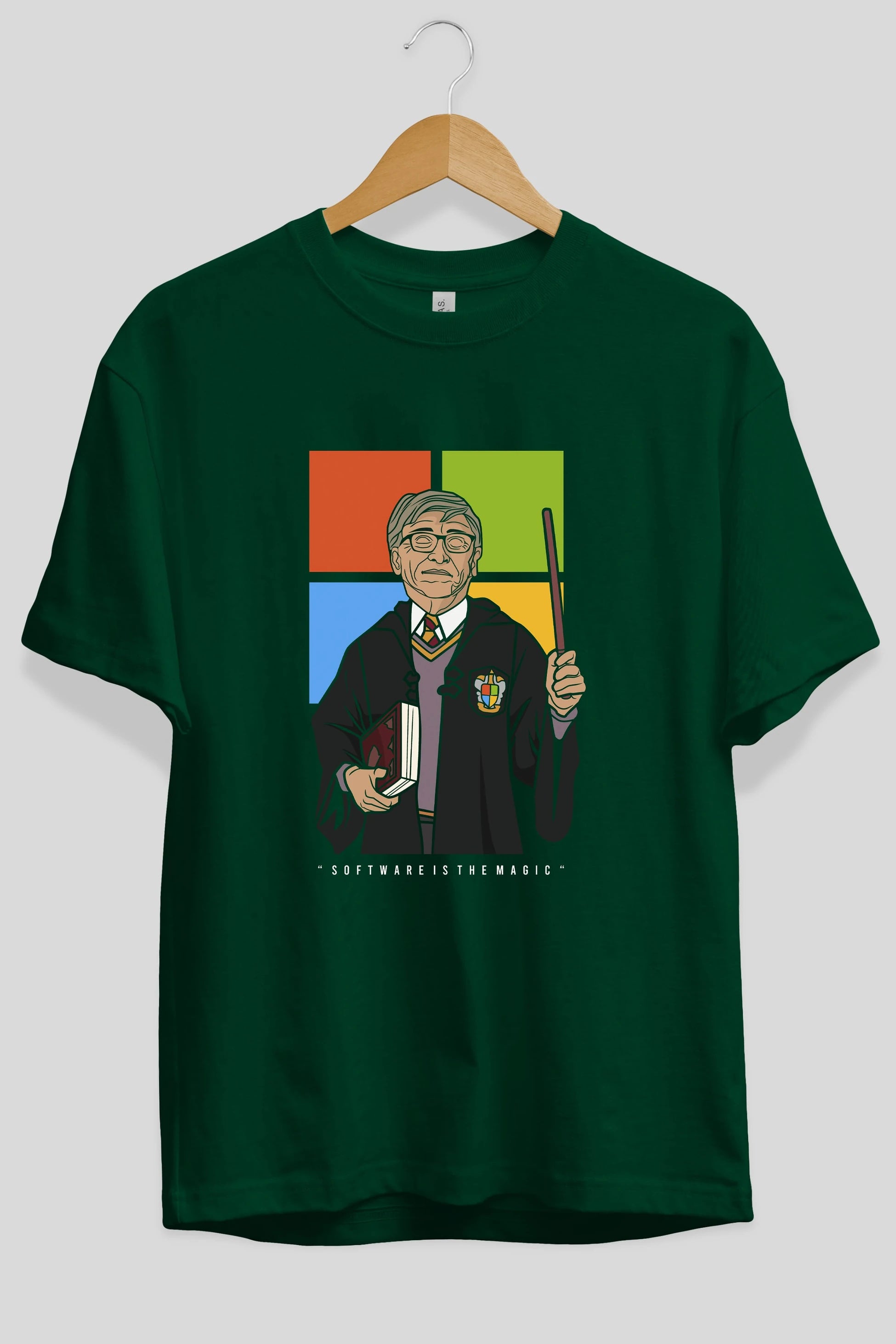 Harry Potter Gates Ön Baskılı Oversize t-shirt Erkek Kadın Unisex %100 Pamuk tişort