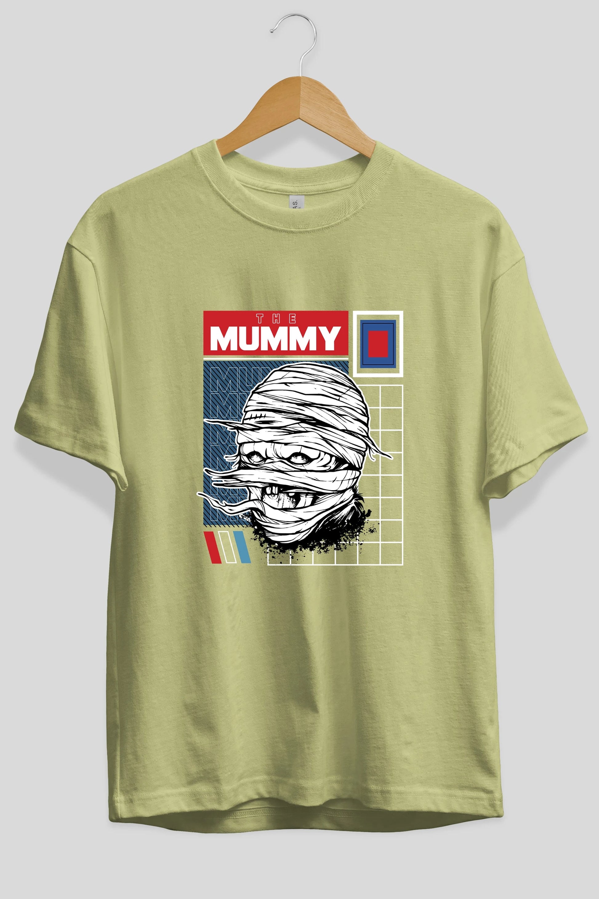 The Mummy Ön Baskılı Oversize t-shirt Erkek Kadın Unisex