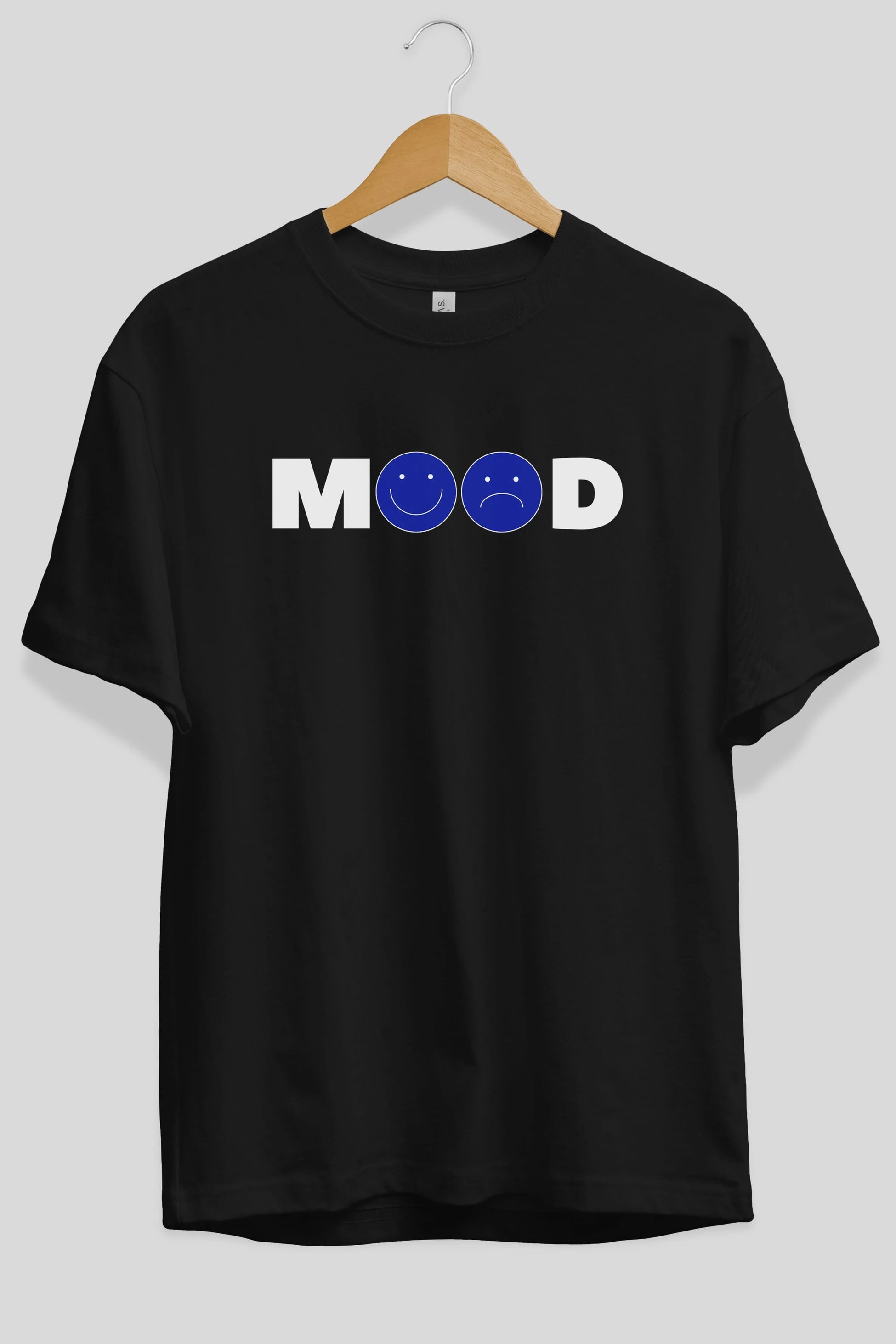 Mood Ön Baskılı Oversize t-shirt Erkek Kadın Unisex