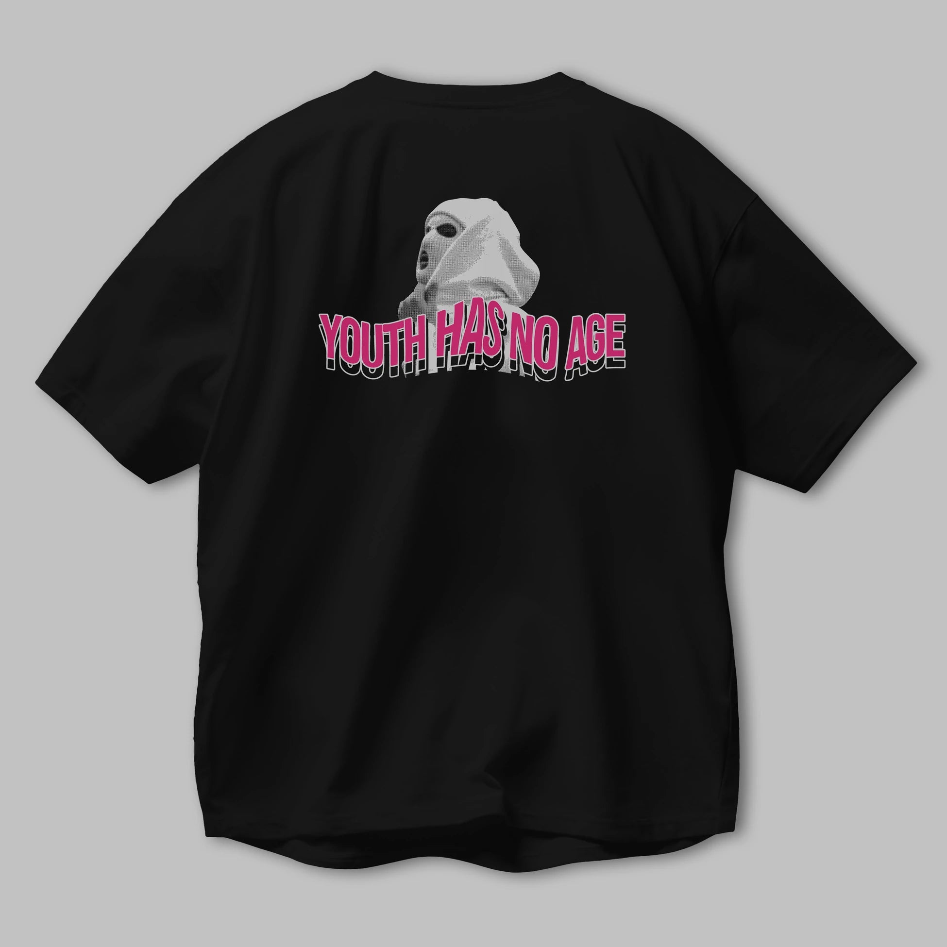 Youth Has No Age Arka Baskılı Oversize t-shirt Erkek Kadın Unisex