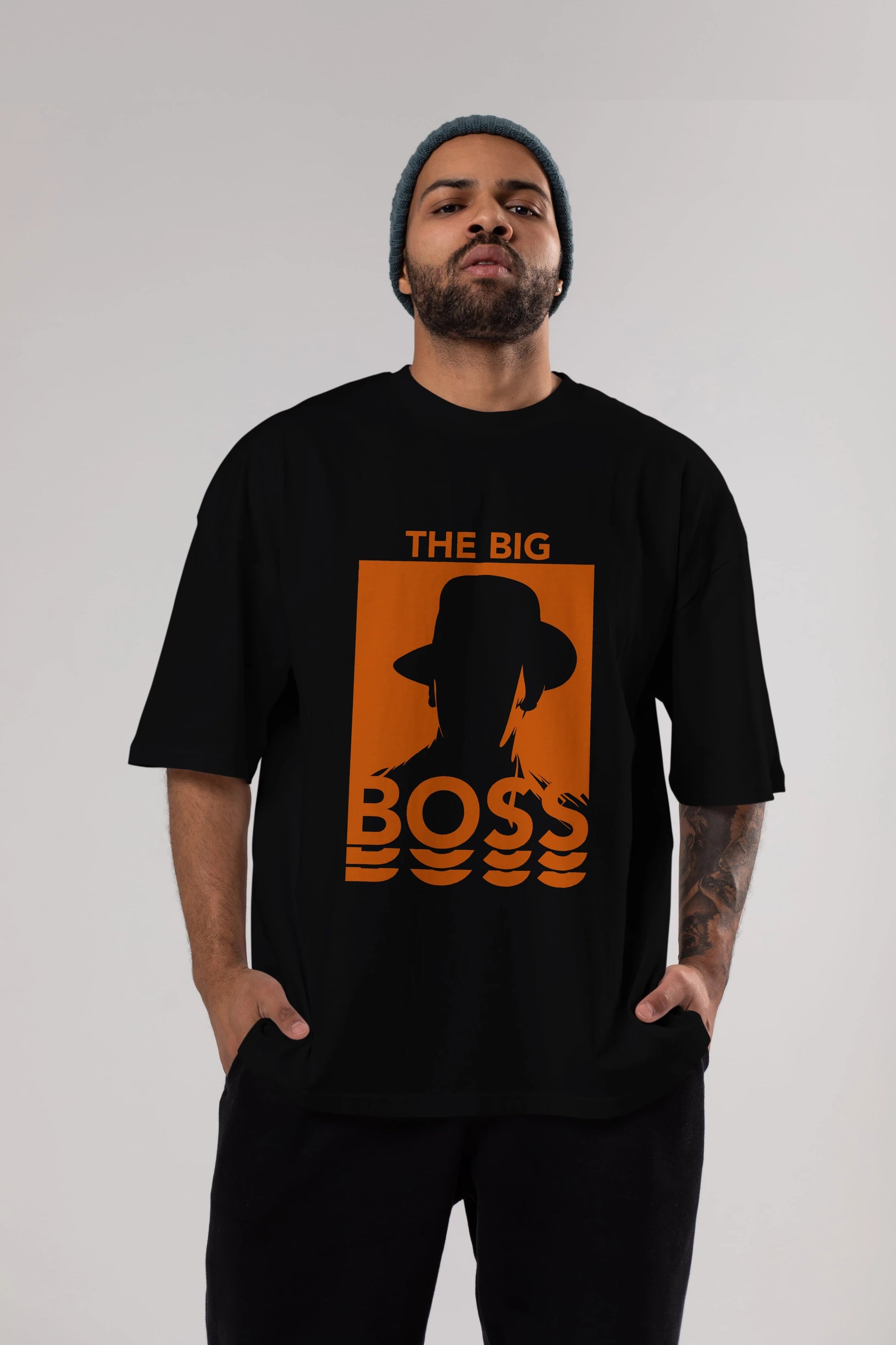The Big Boss Ön Baskılı Oversize t-shirt Erkek Kadın Unisex