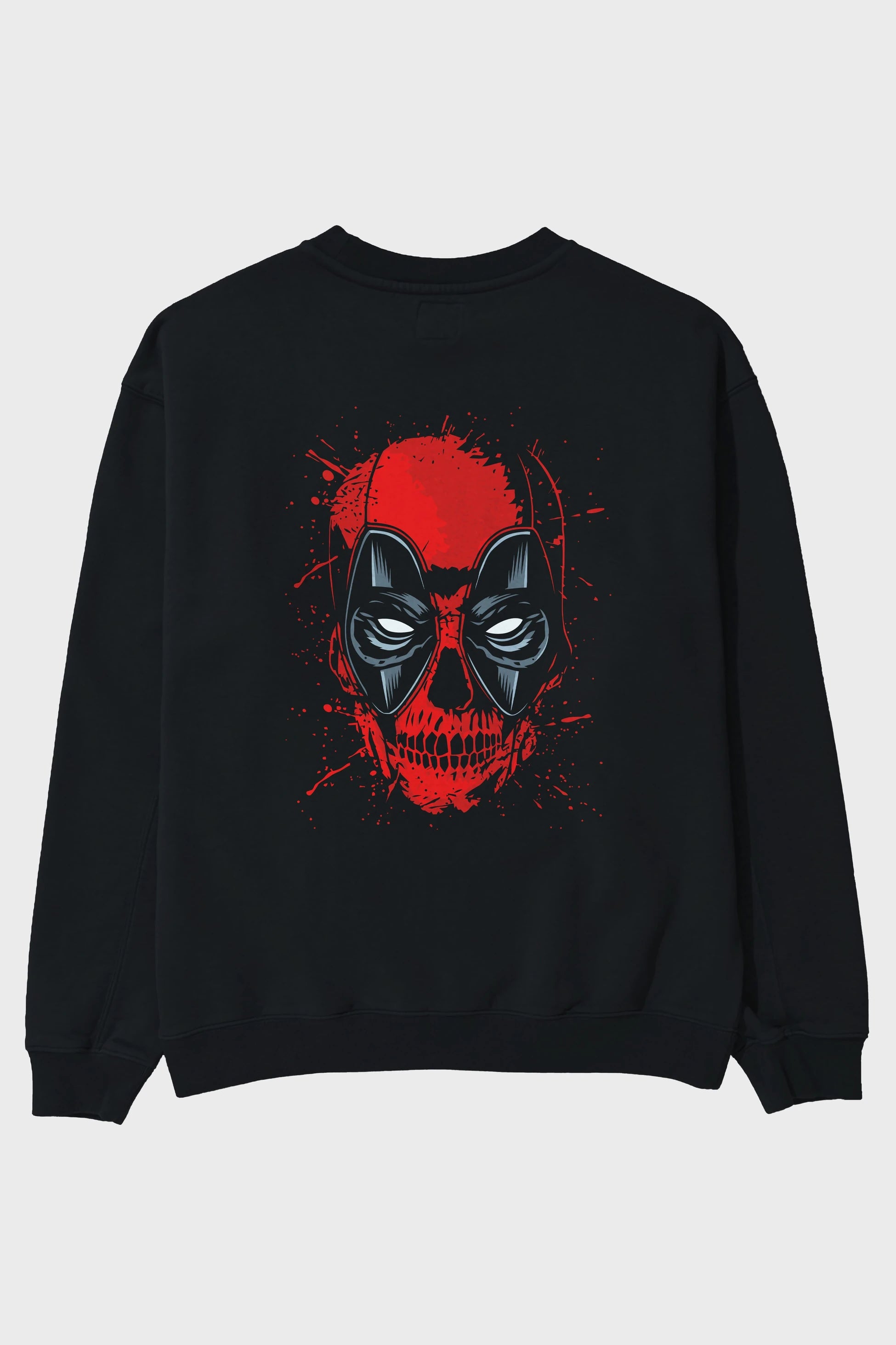 Deadpool (3) Arka Baskılı Oversize Sweatshirt Erkek Kadın Unisex