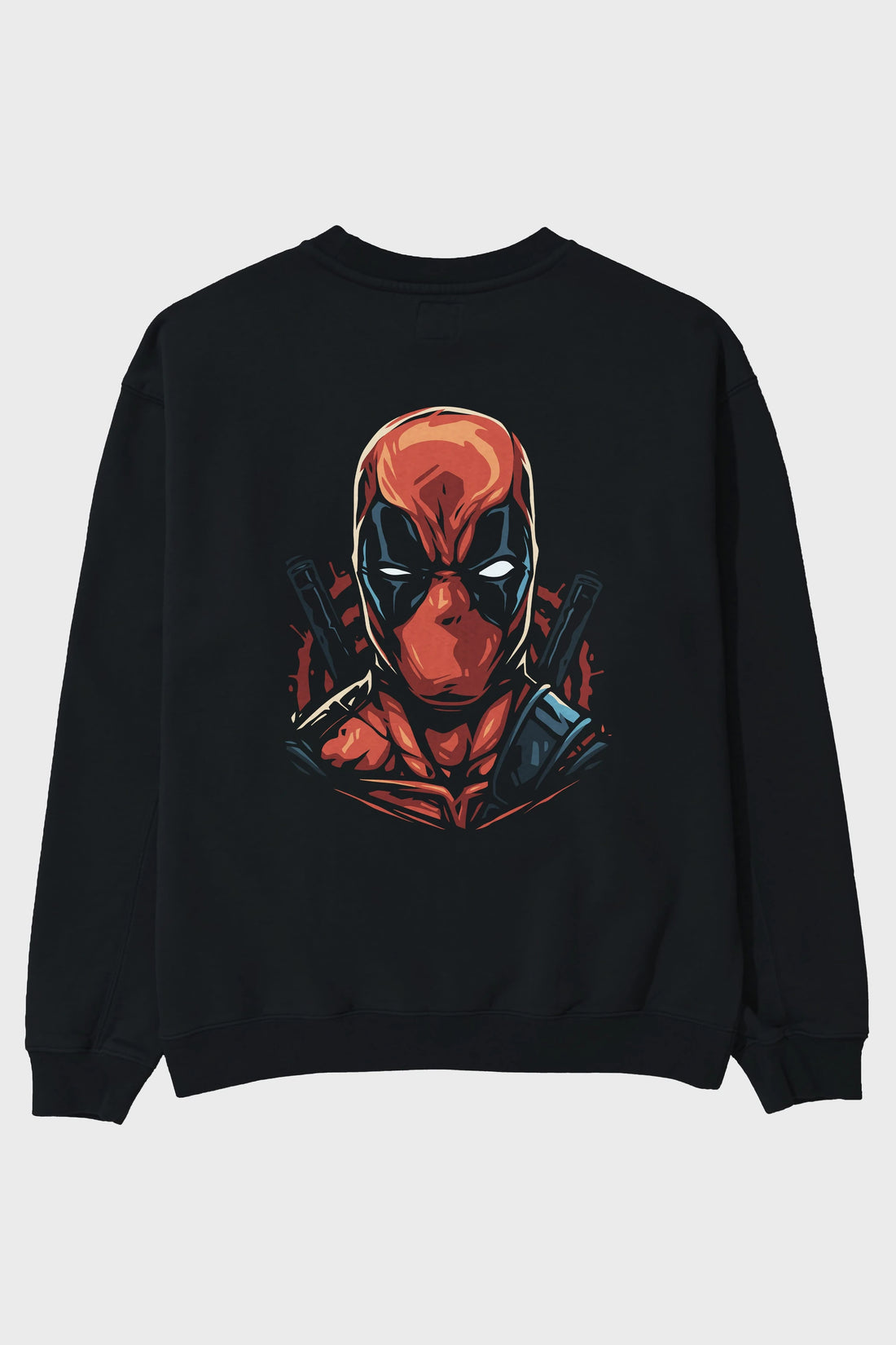 Deadpool (10) Arka Baskılı Oversize Sweatshirt Erkek Kadın Unisex