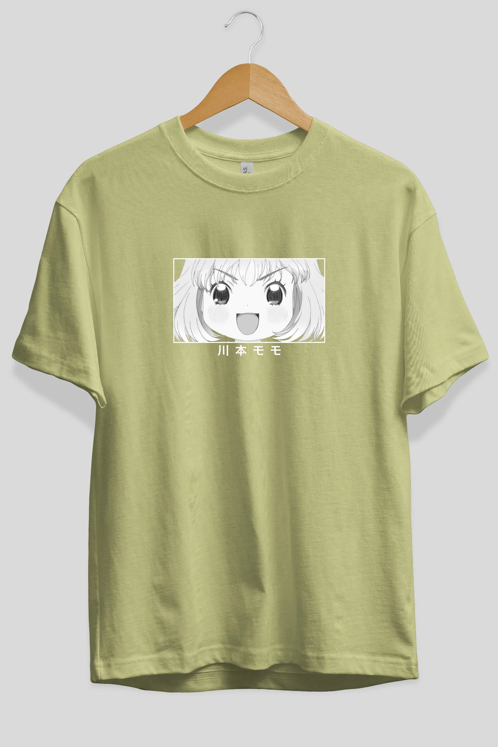 Momo Kawamoto 1 Anime Ön Baskılı Oversize t-shirt %100 pamuk Erkek Kadın Unisex