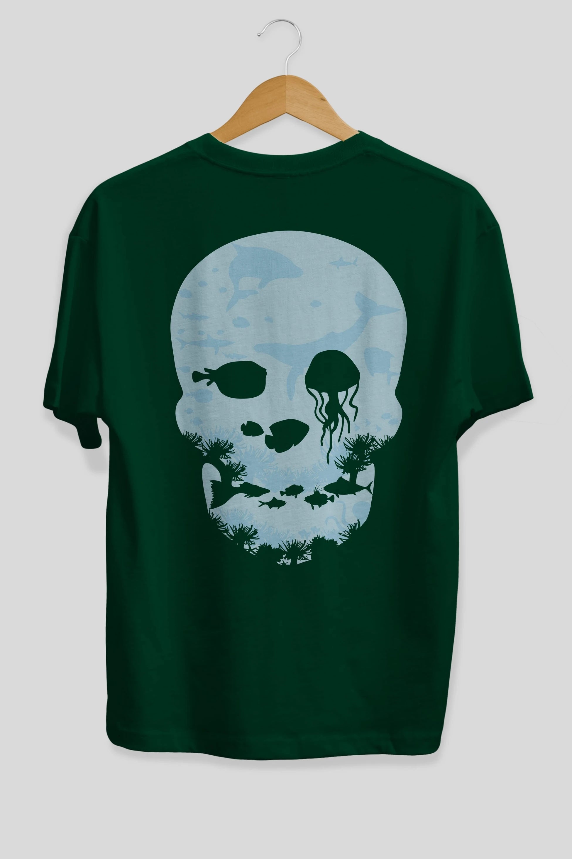 Dead Sea Arka Baskılı Oversize t-shirt %100 pamuk Erkek Kadın Unisex