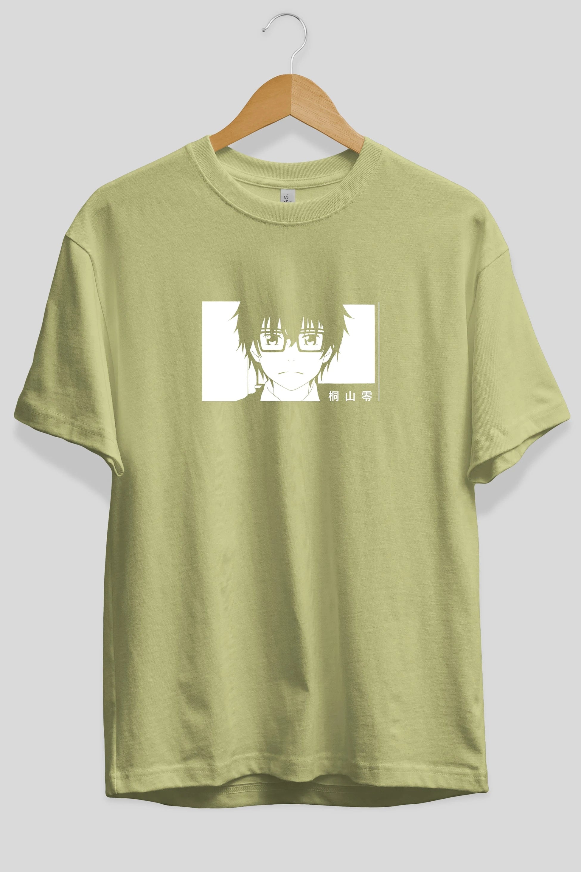 Rei Kiriyama 3 Anime Ön Baskılı Oversize t-shirt %100 pamuk Erkek Kadın Unisex