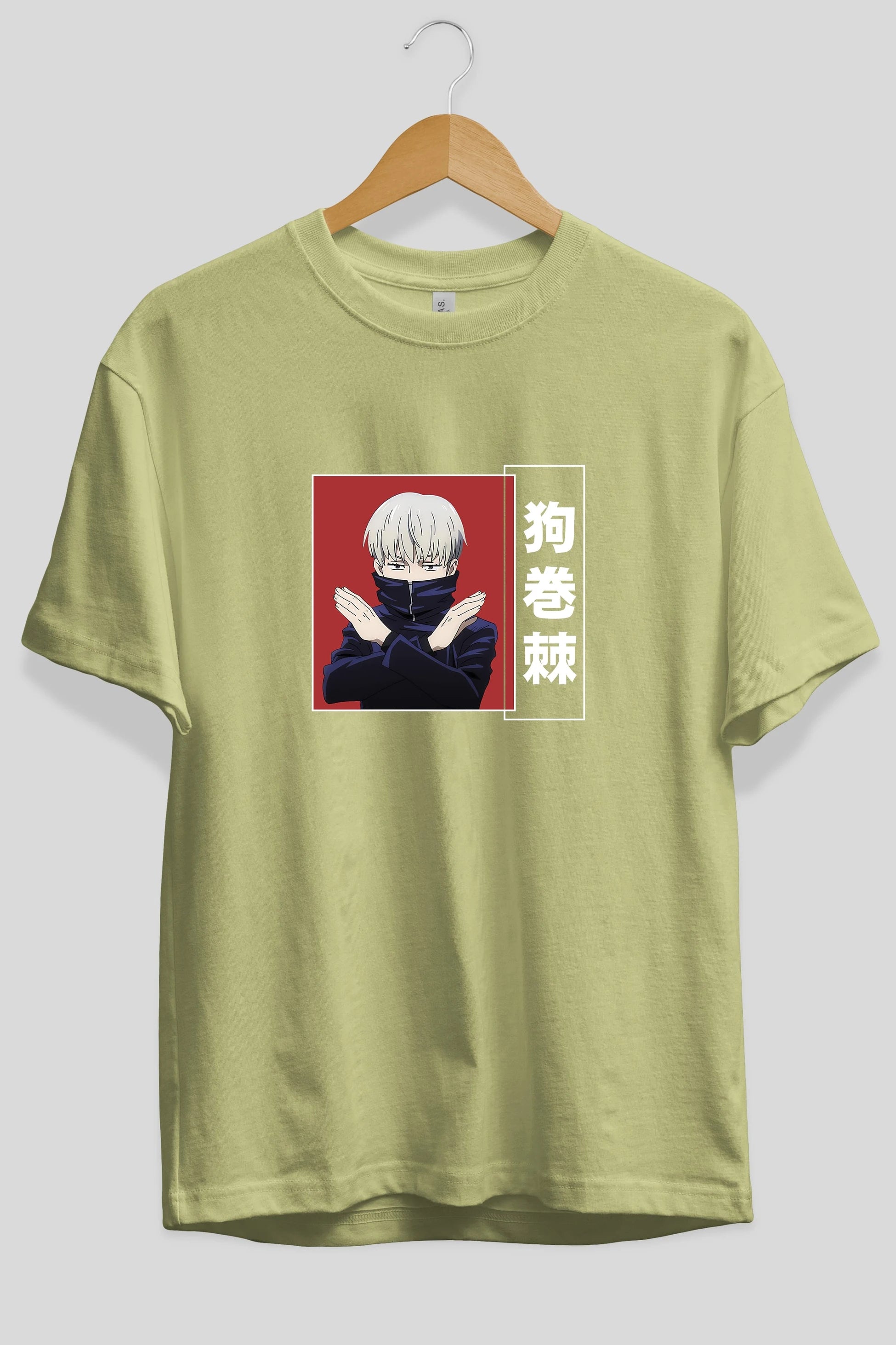 Toge Inumaki Anime Ön Baskılı Oversize t-shirt %100 pamuk Erkek Kadın Unisex