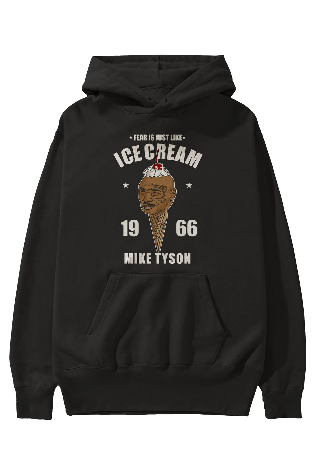 Tyson Ice Cream Ön Baskılı Hoodie Oversize Kapüşonlu Sweatshirt Erkek Kadın Unisex