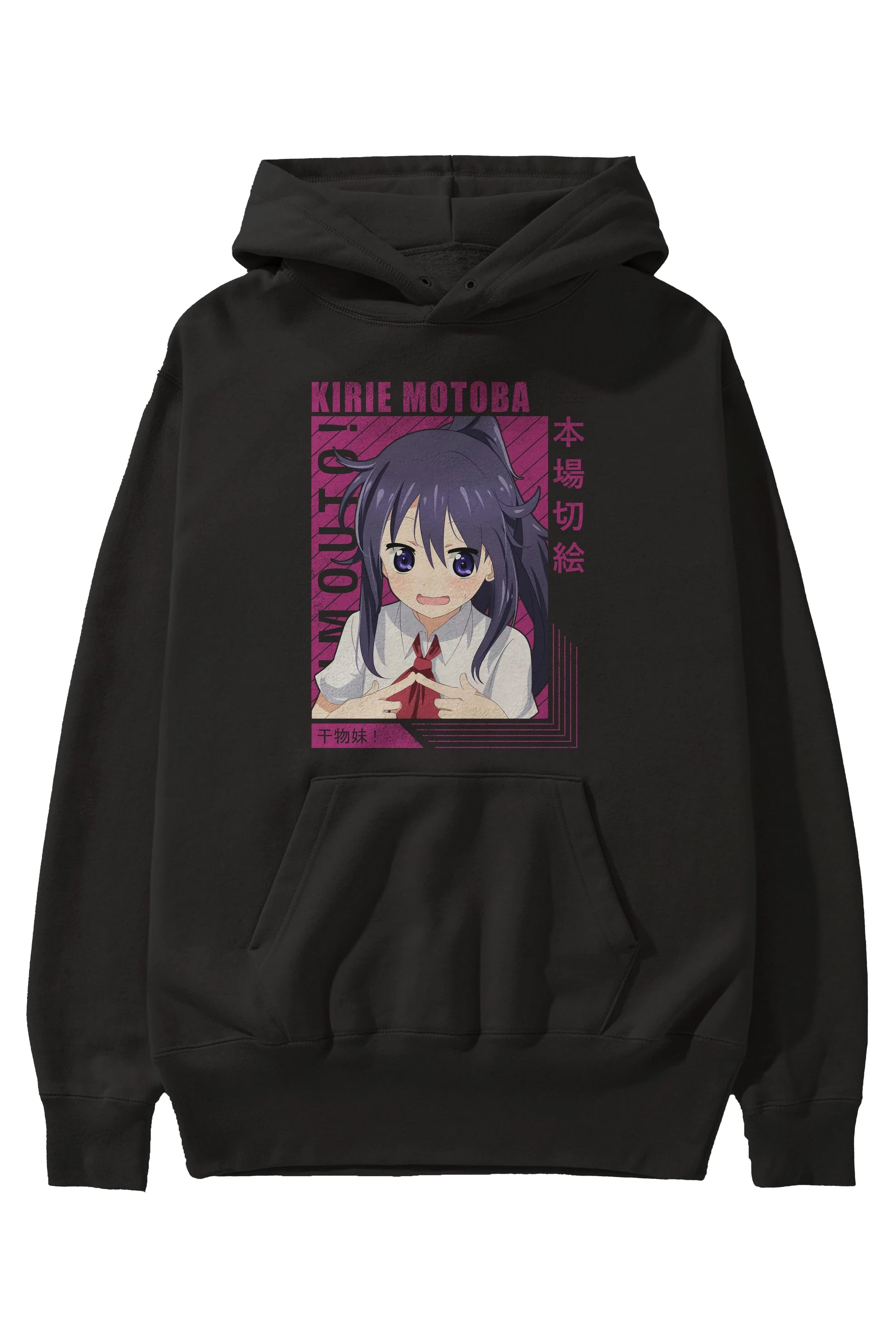 Kirie Motoba 4 Anime Ön Baskılı Hoodie Oversize Kapüşonlu Sweatshirt Erkek Kadın Unisex