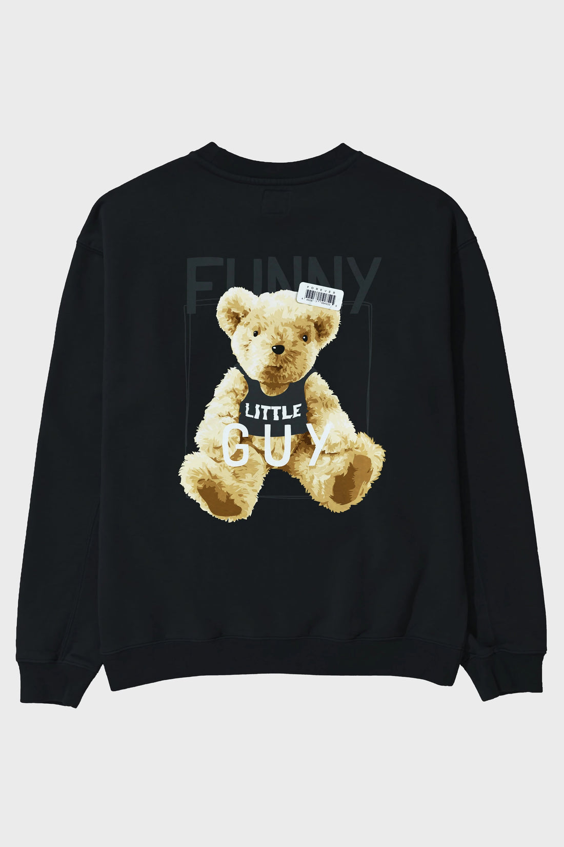 Teddy Bear Funny Arka Baskılı Oversize Sweatshirt Erkek Kadın Unisex