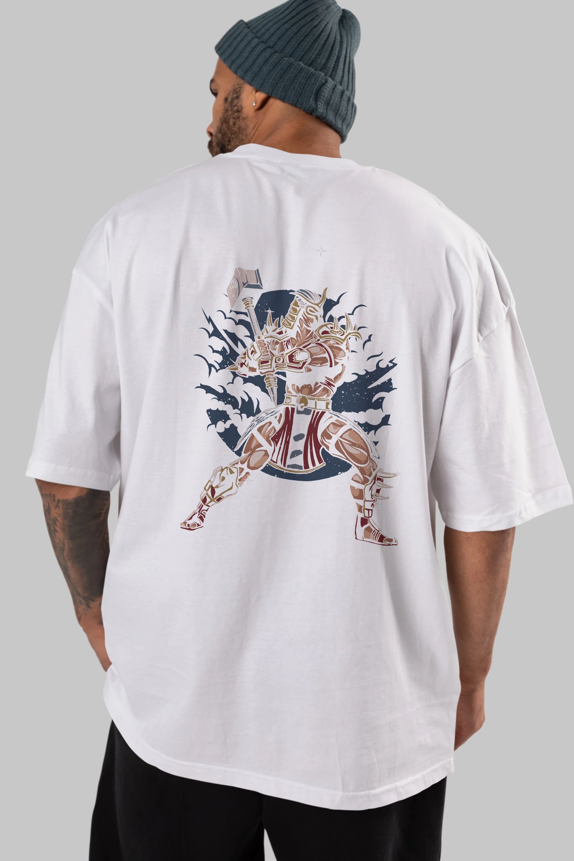 Emperor Arka Baskılı Oversize t-shirt Erkek Kadın Unisex %100 Pamuk
