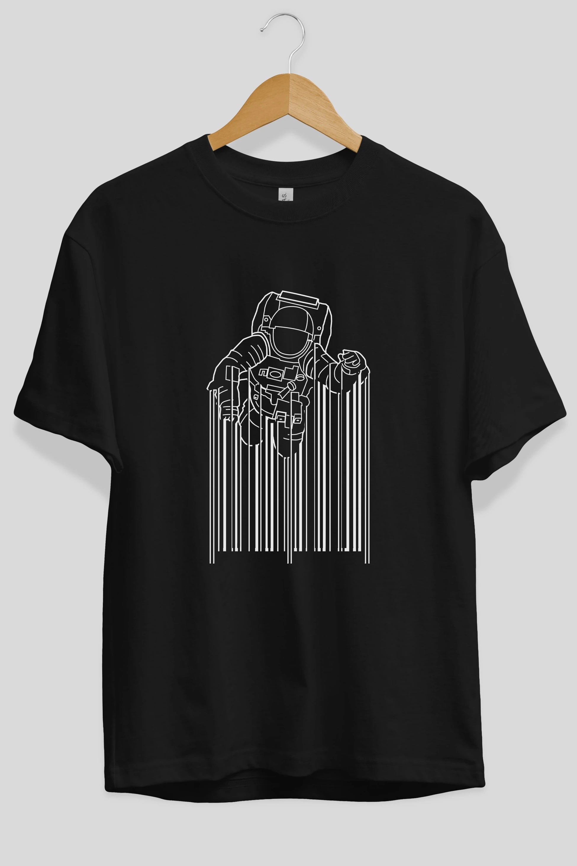 Astrocode Ön Baskılı Oversize t-shirt %100 pamuk Erkek Kadın Unisex