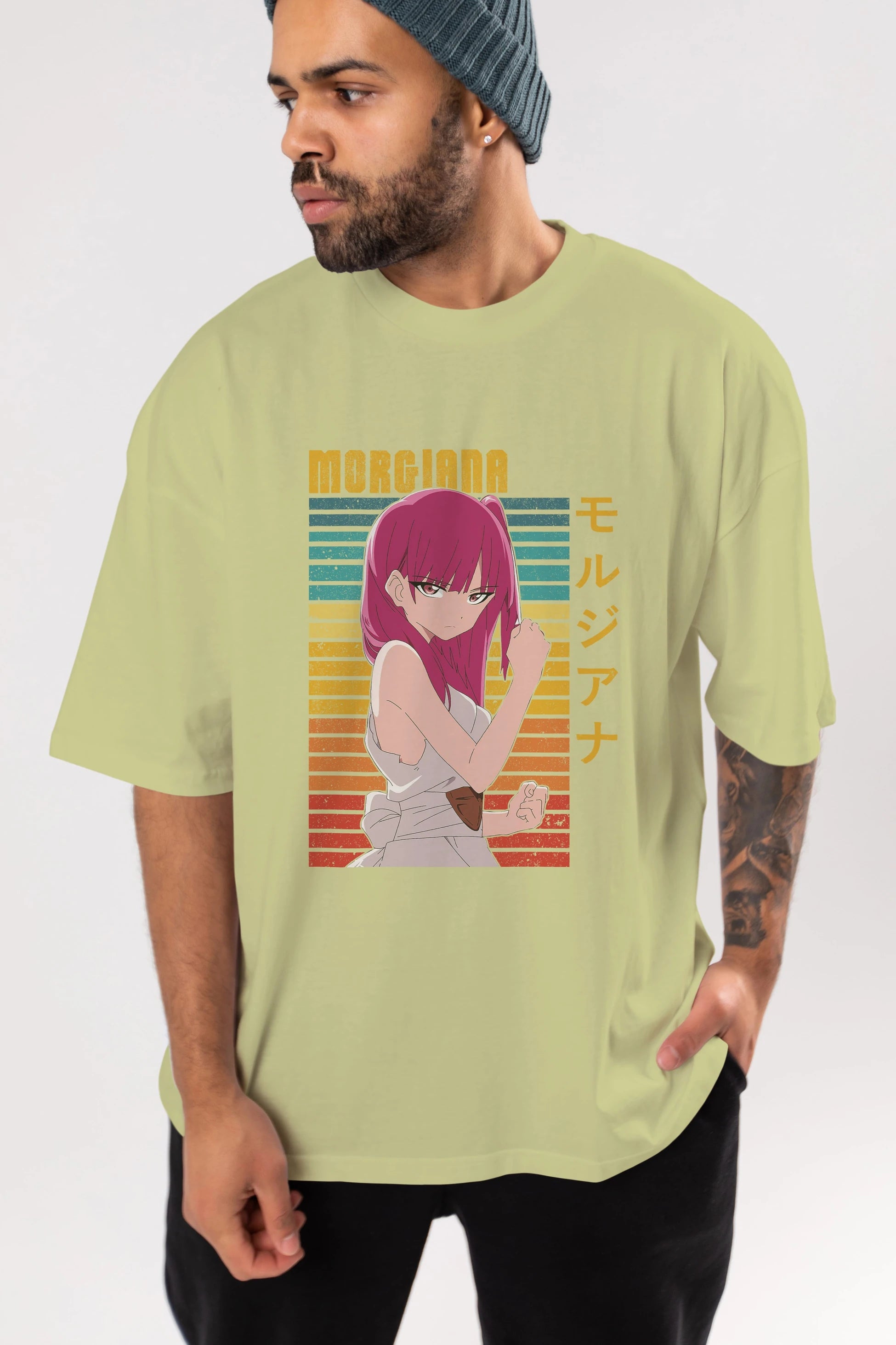 Morgiana 3 Anime Ön Baskılı Oversize t-shirt %100 pamuk Erkek Kadın Unisex