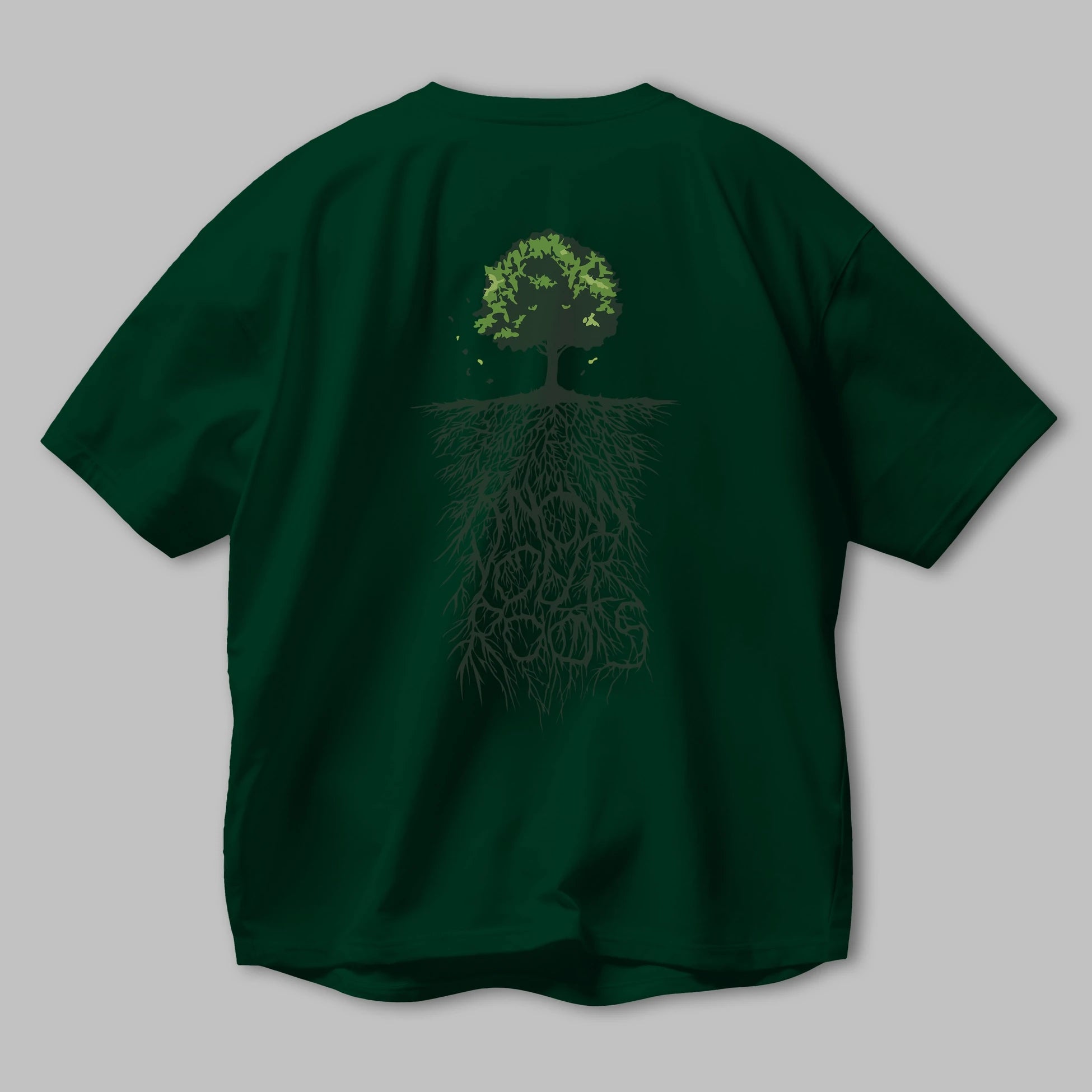 Know Your Roots Arka Baskılı Oversize t-shirt %100 pamuk Erkek Kadın Unisex