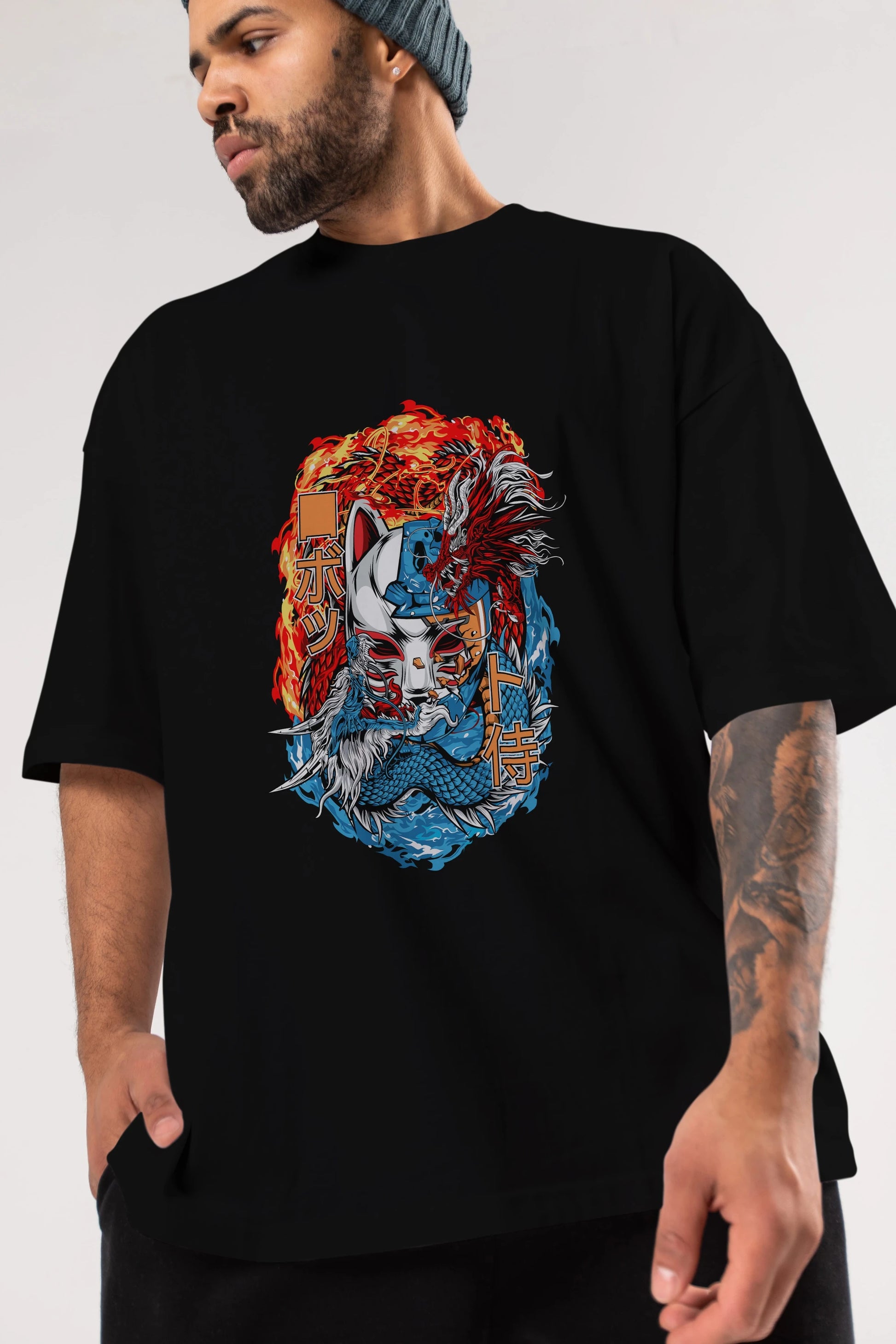 ONE PIECE (7) Anime Ön Baskılı Oversize t-shirt %100 pamuk Erkek Kadın Unisex