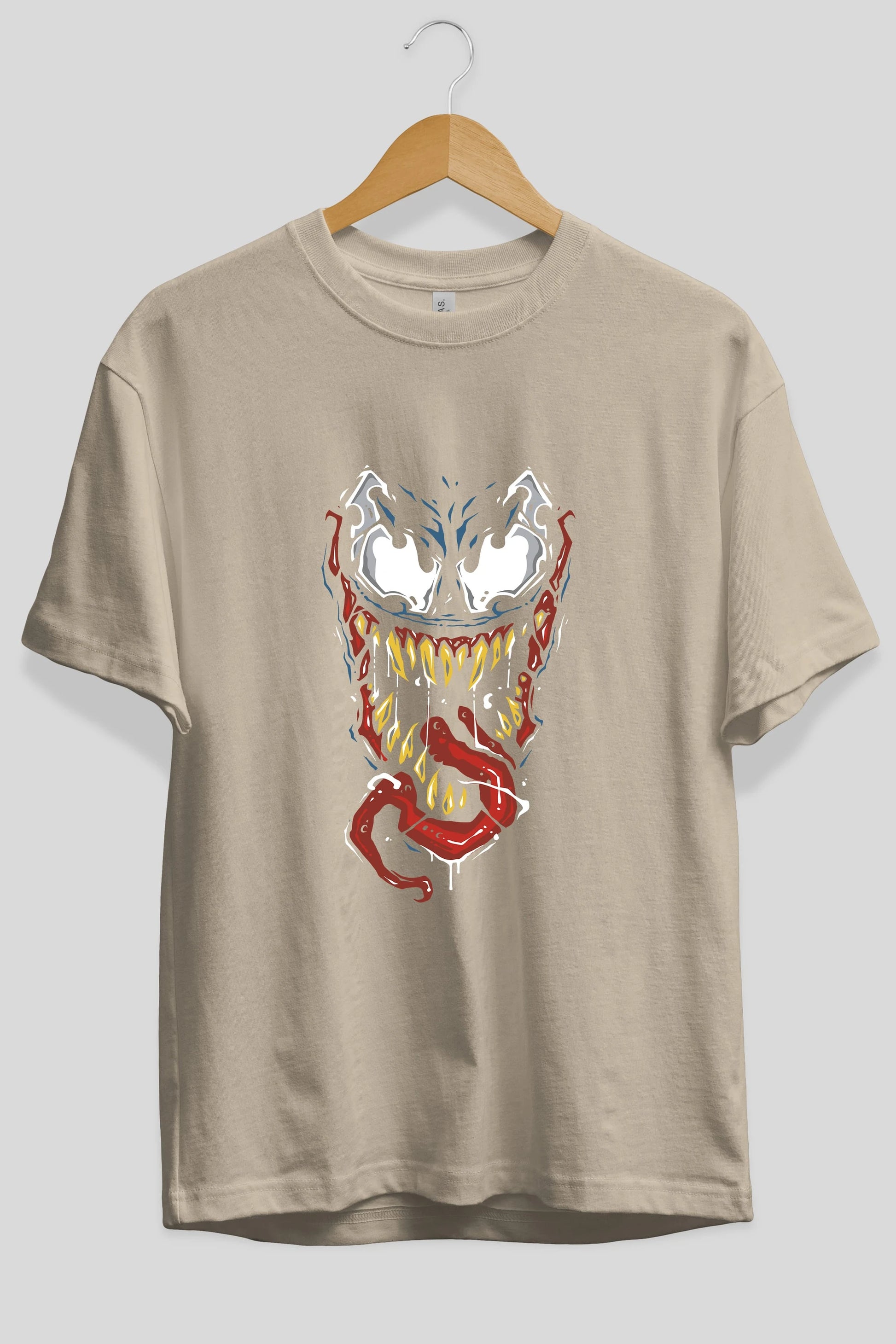 Venom (15) Ön Baskılı Oversize t-shirt Erkek Kadın Unisex %100 Pamuk Bisiklet Yaka tişort