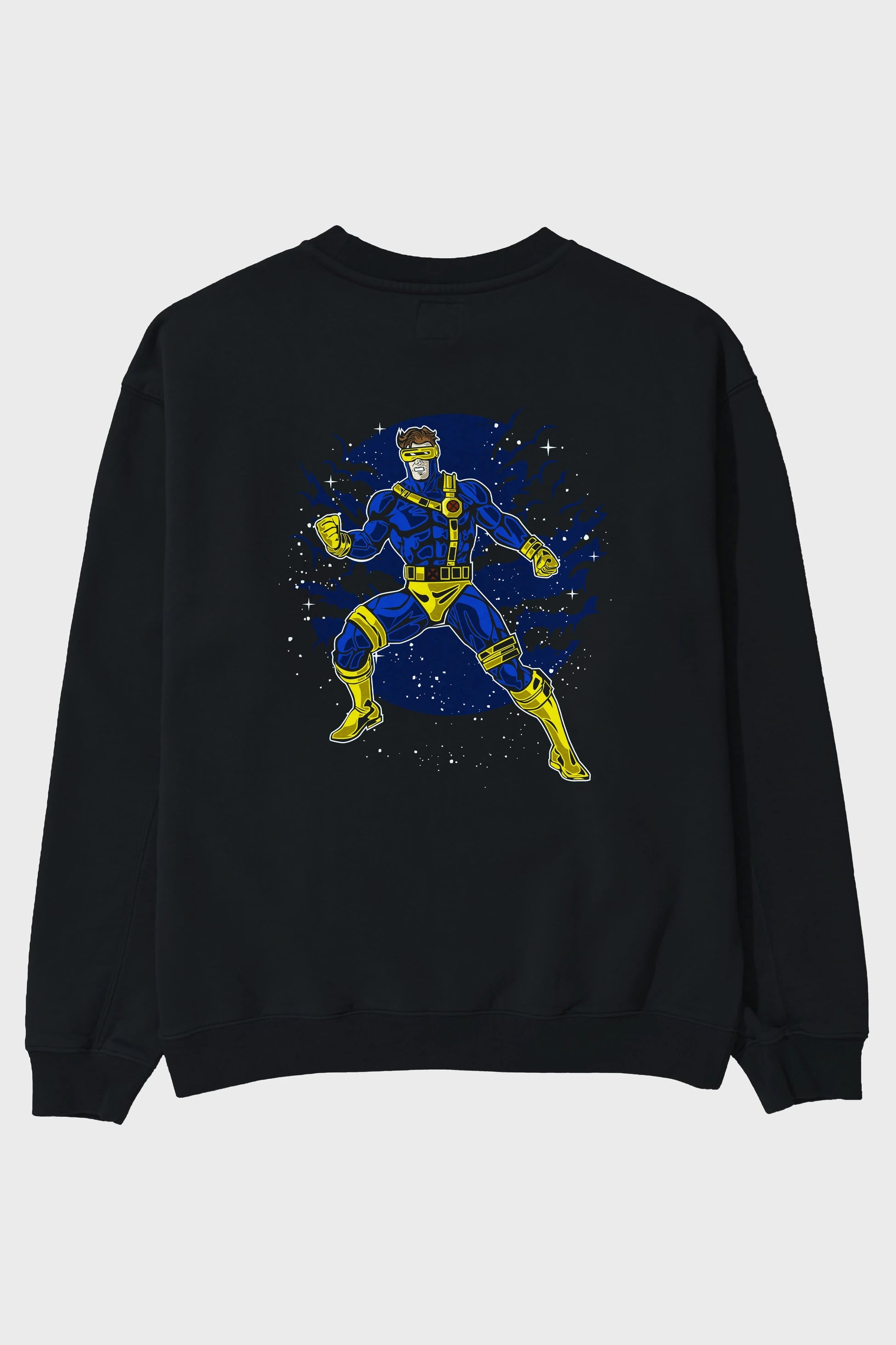 CYCLOPS Arka Baskılı Oversize Sweatshirt Erkek Kadın Unisex