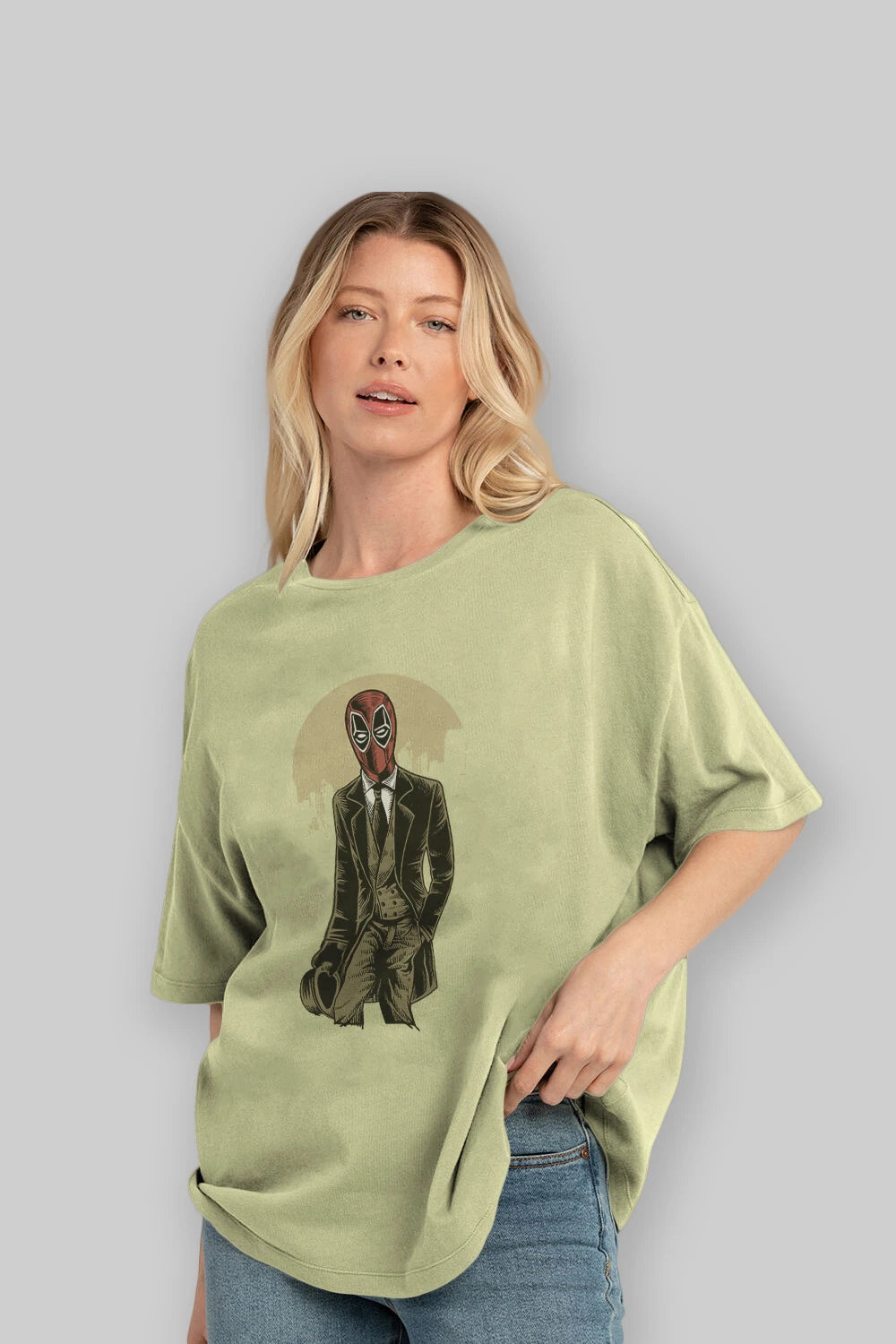 Classic Mercenary Ön Baskılı Oversize t-shirt Erkek Kadın Unisex %100 Pamuk tişort