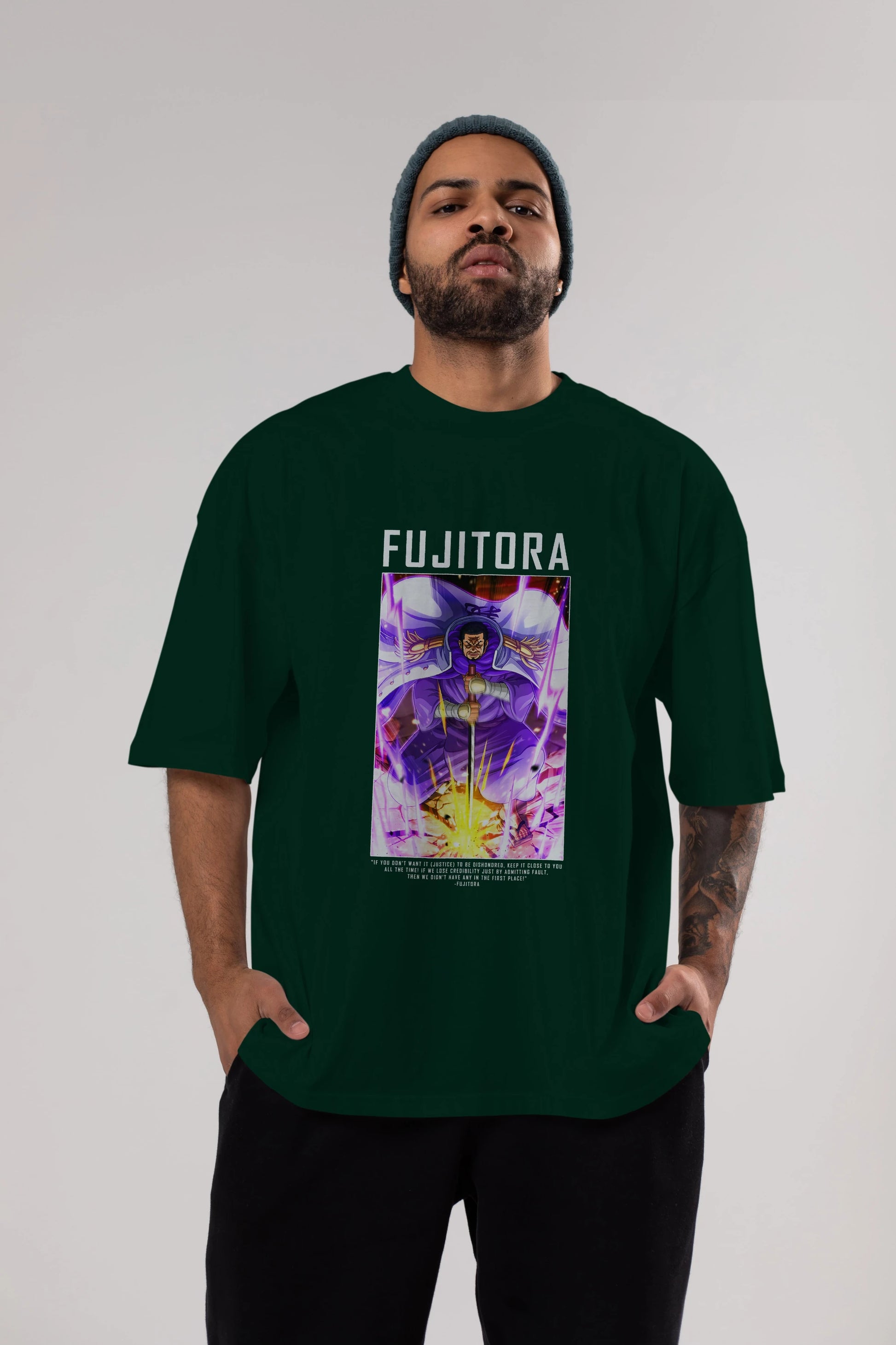 Issho Anime Ön Baskılı Oversize t-shirt Erkek Kadın Unisex