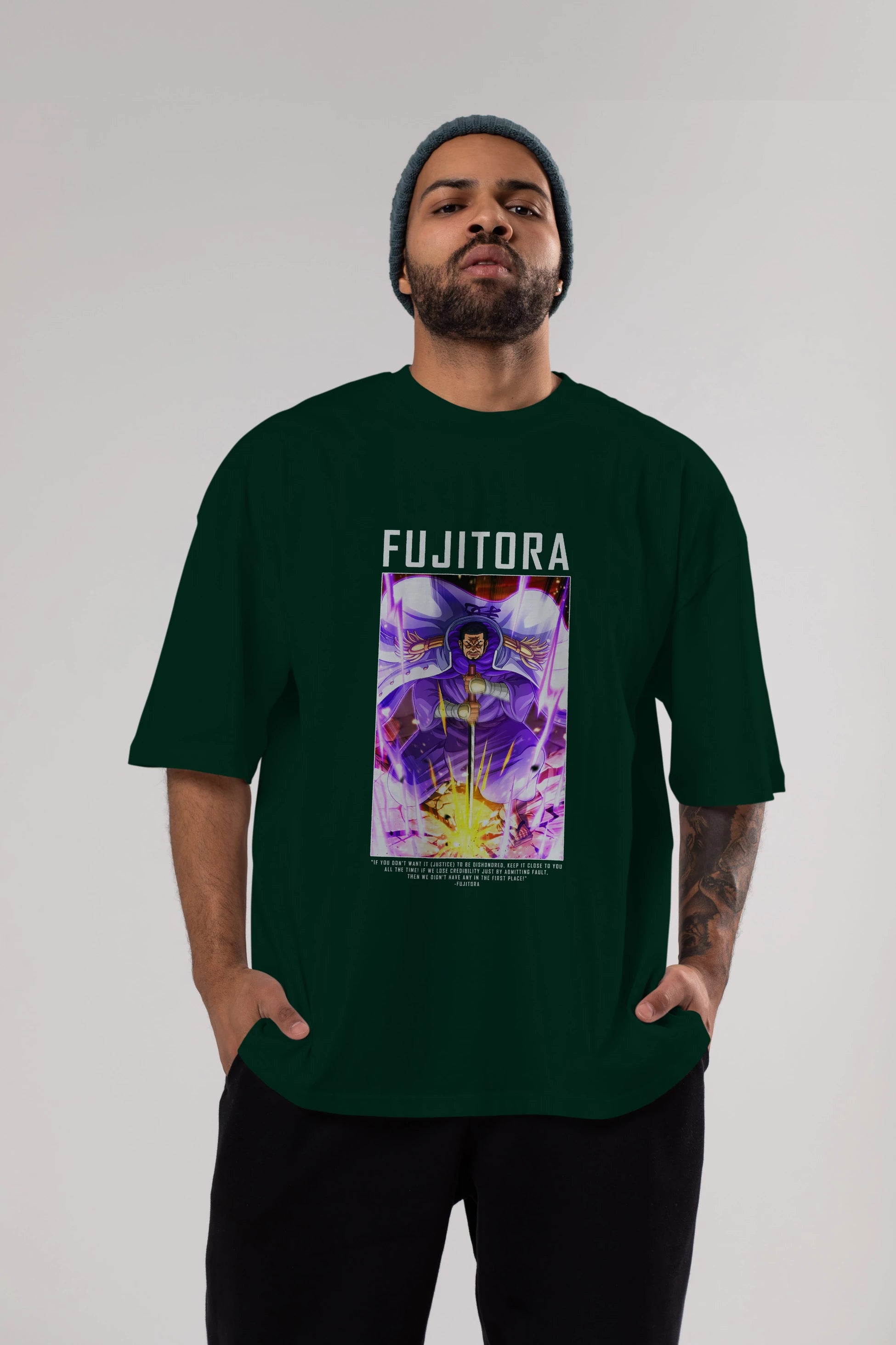 Issho Anime Ön Baskılı Oversize t-shirt Erkek Kadın Unisex