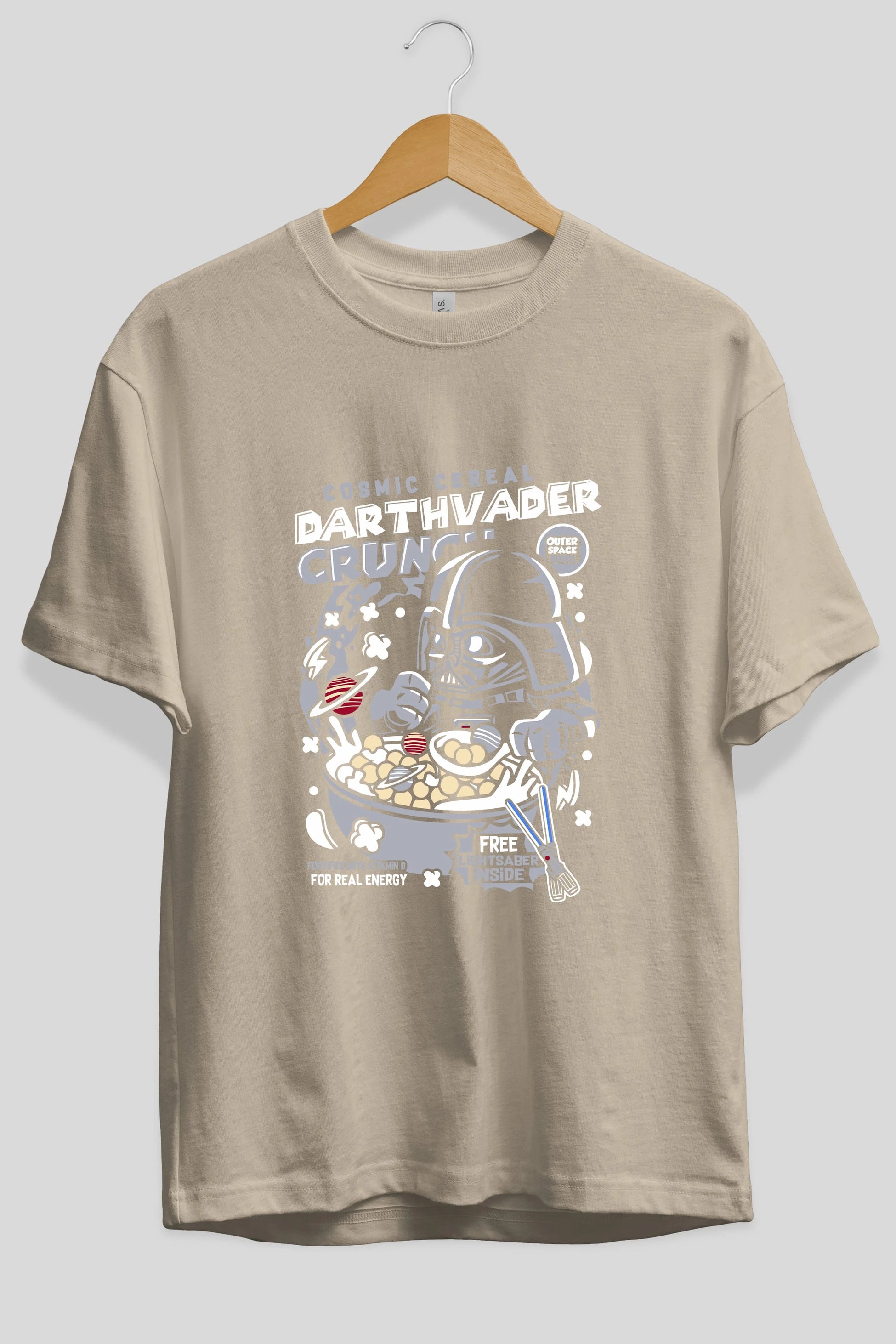 Darth Vader (2) Ön Baskılı Oversize t-shirt Erkek Kadın Unisex %100 Pamuk Bisiklet Yaka tişort