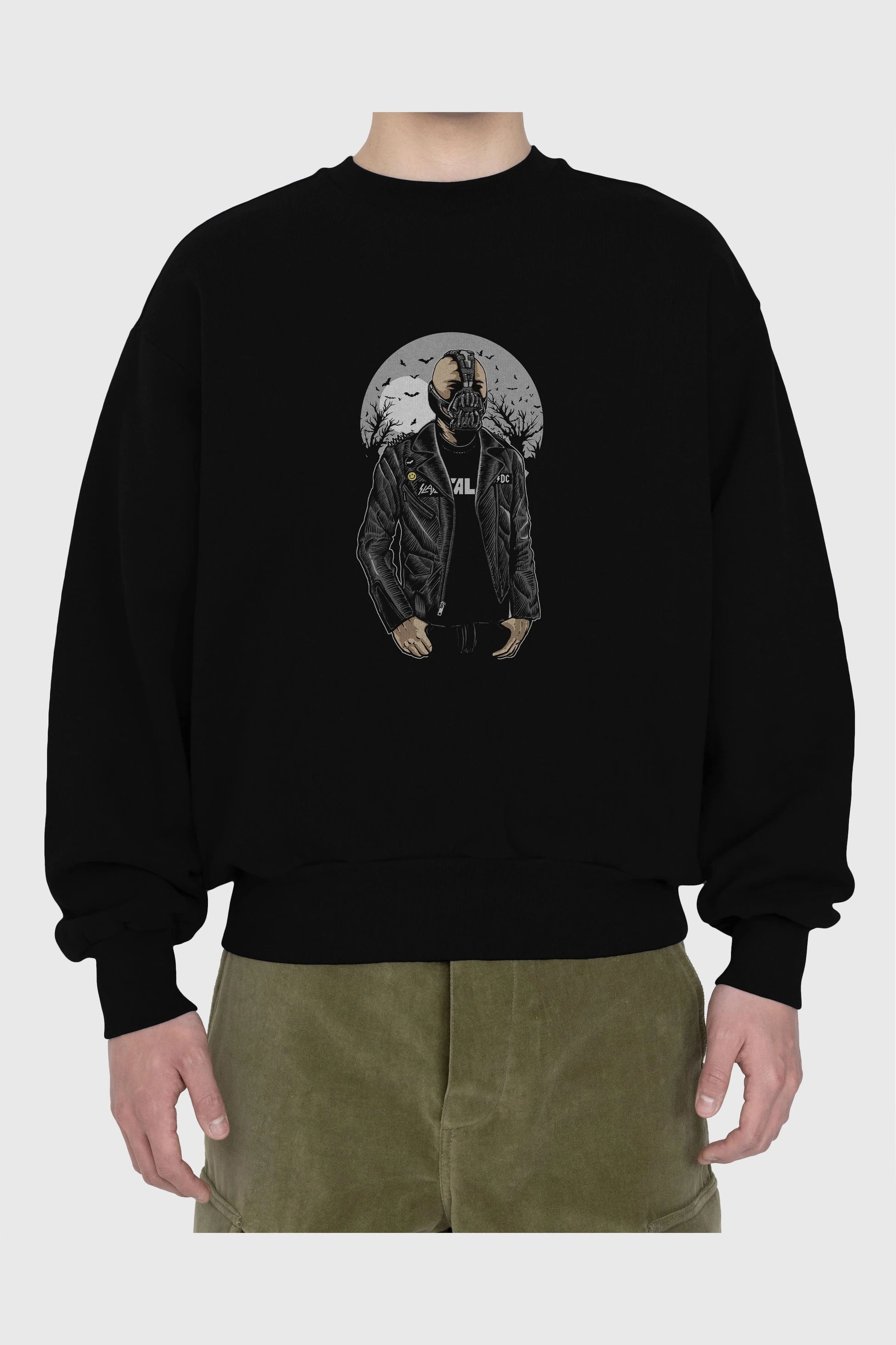 Bane Ön Baskılı Oversize Sweatshirt Erkek Kadın Unisex