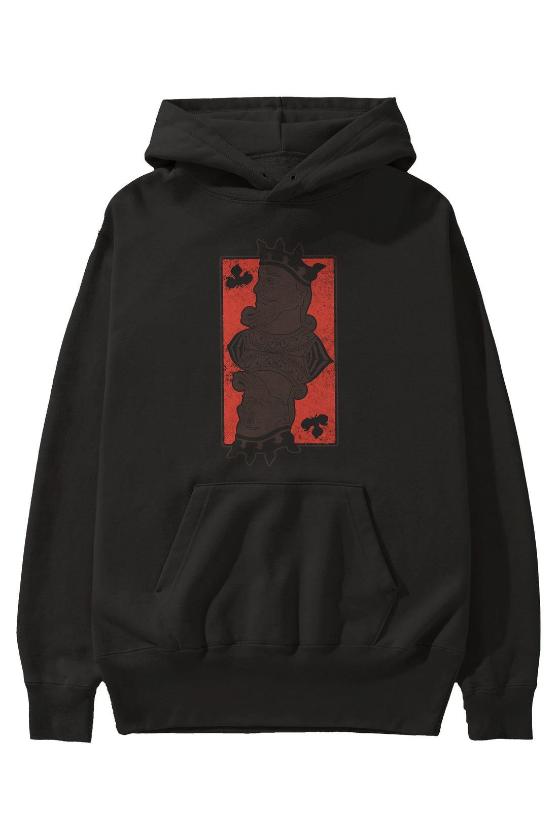 King Streetwear Ön Baskılı Hoodie Oversize Kapüşonlu Sweatshirt Erkek Kadın Unisex