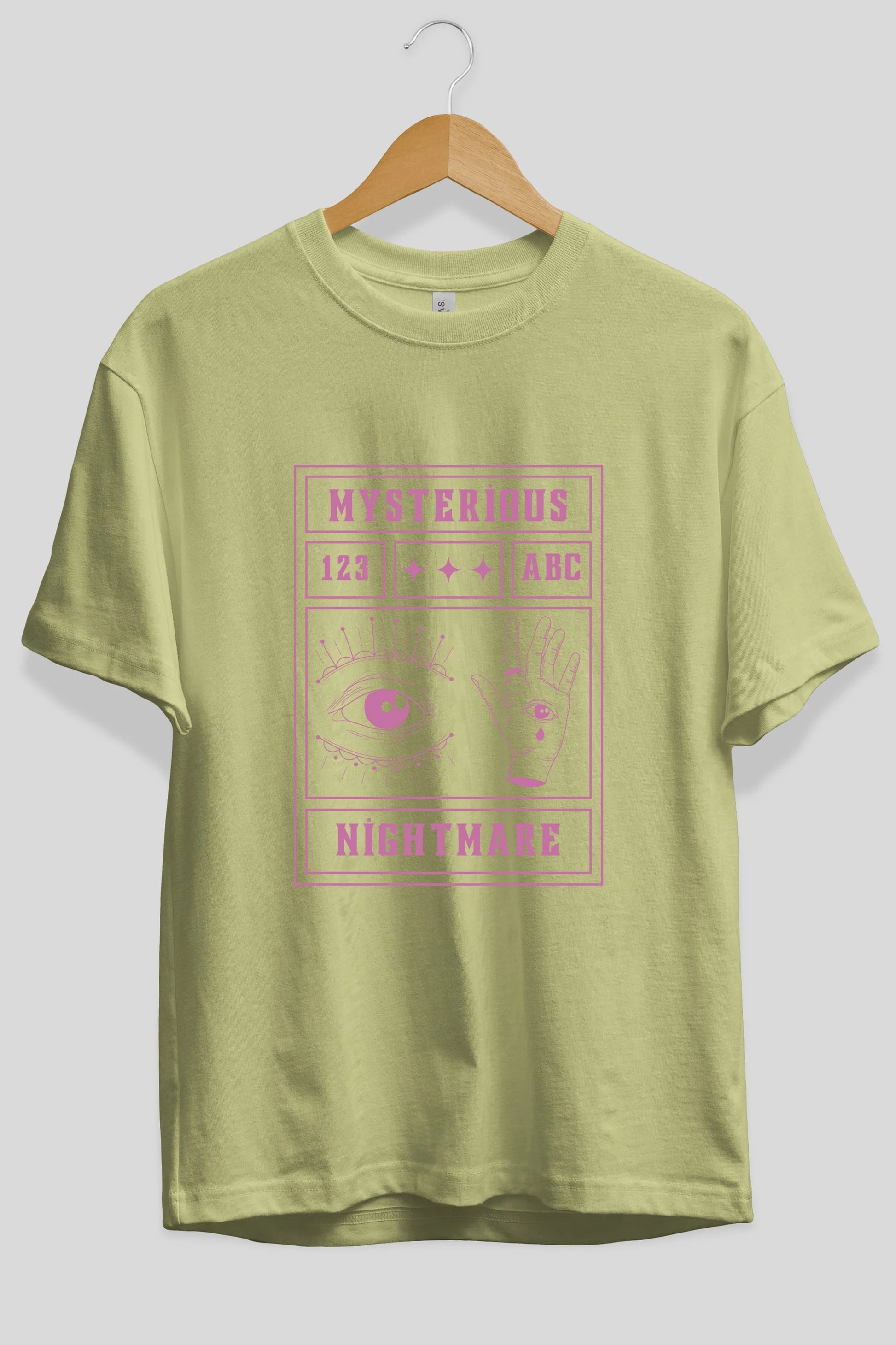 Mysterious Nightmare Ön Baskılı Oversize t-shirt Erkek Kadın Unisex