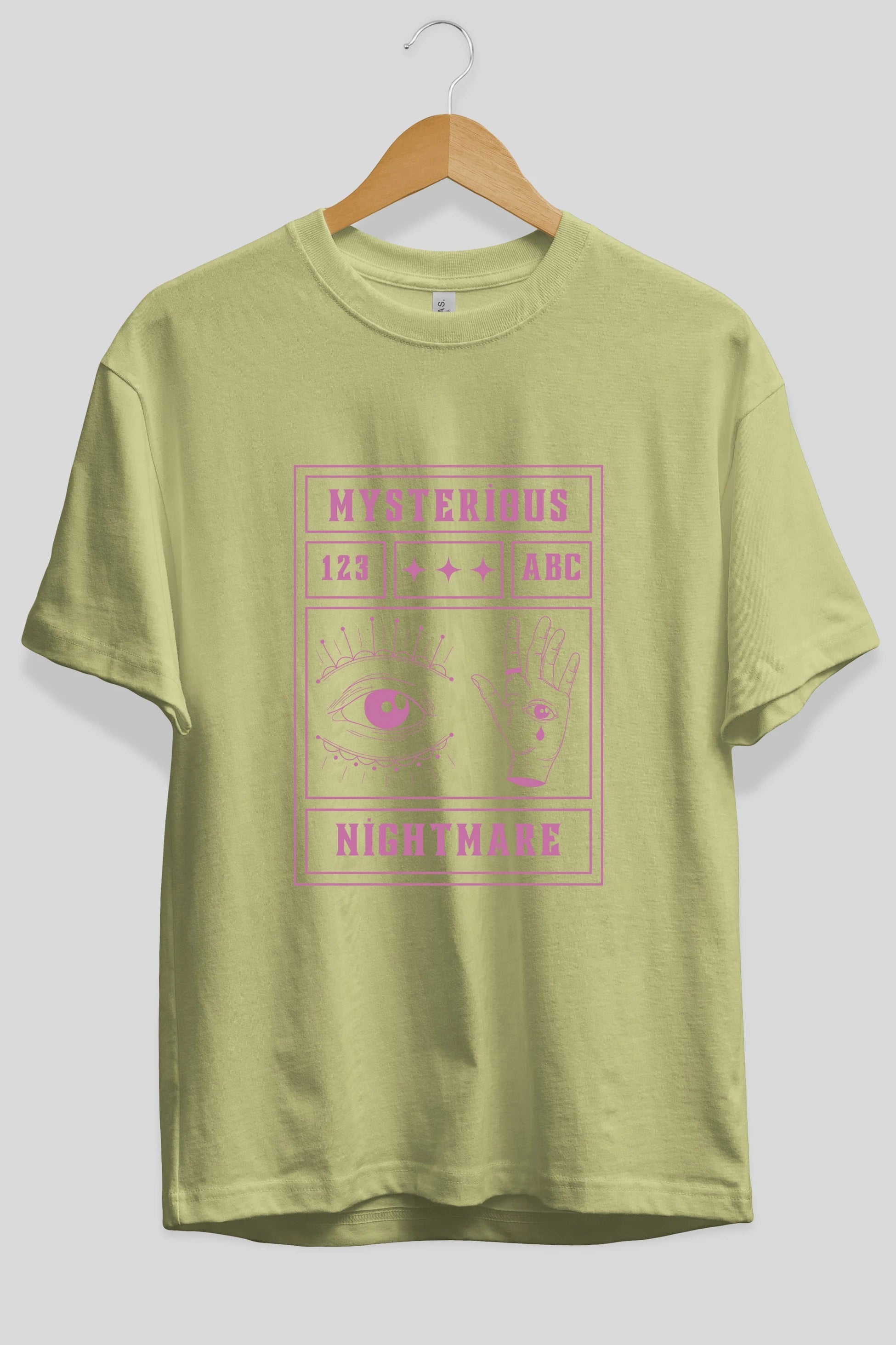 Mysterious Nightmare Ön Baskılı Oversize t-shirt Erkek Kadın Unisex