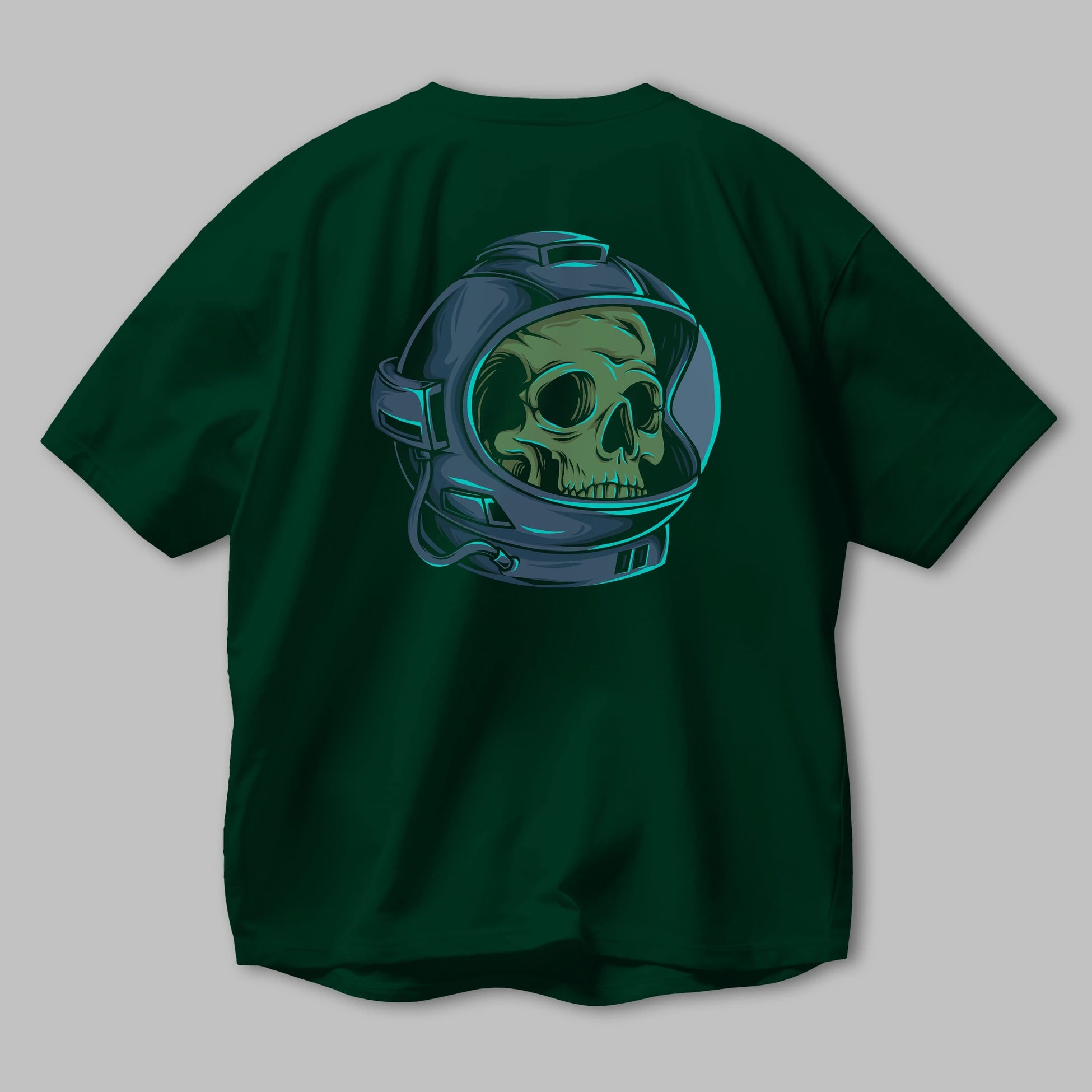 Astroskull Arka Baskılı Oversize t-shirt Erkek Kadın Unisex