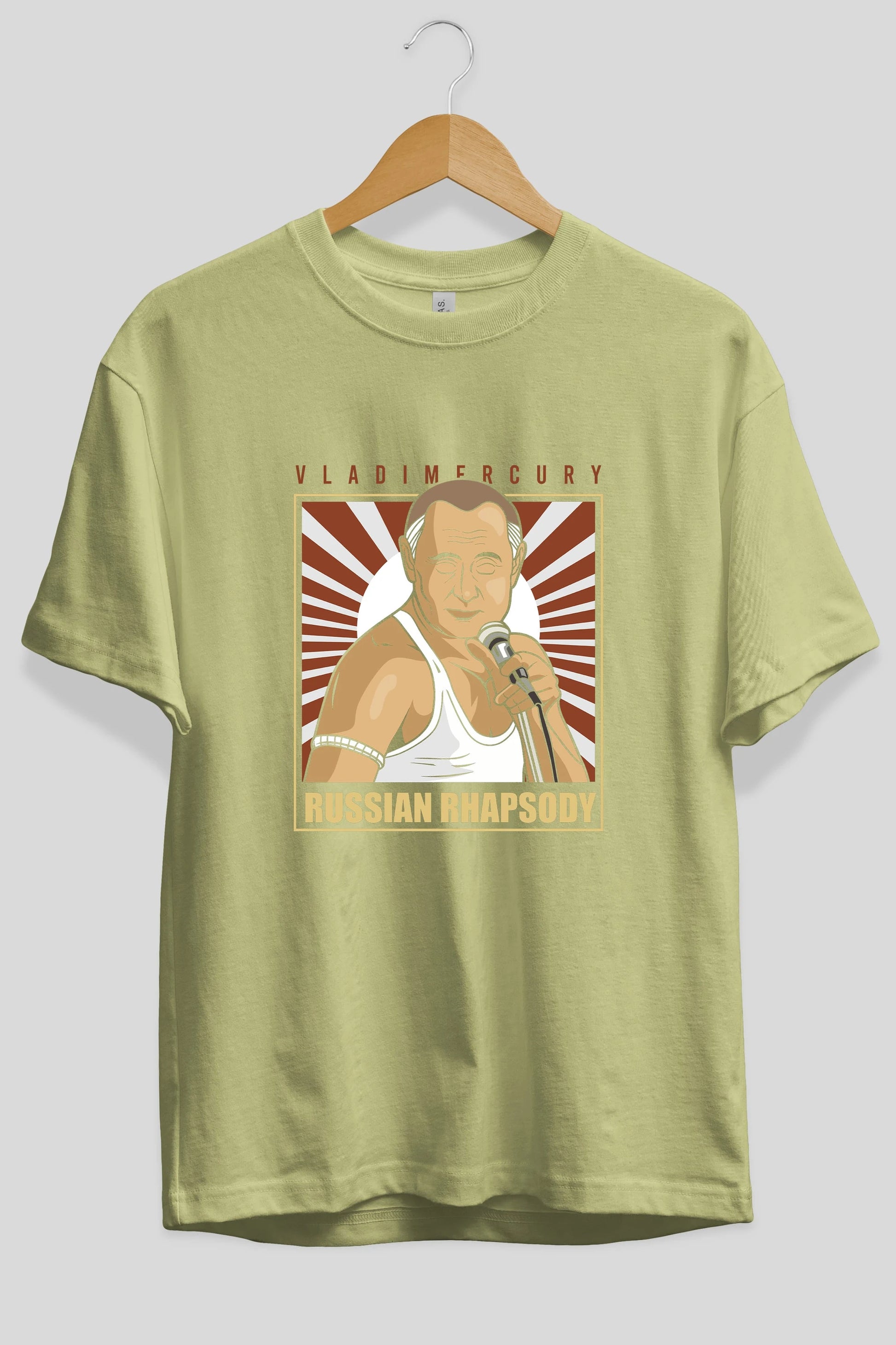 Freddy Puttin Ön Baskılı Oversize t-shirt Erkek Kadın Unisex %100 Pamuk tişort
