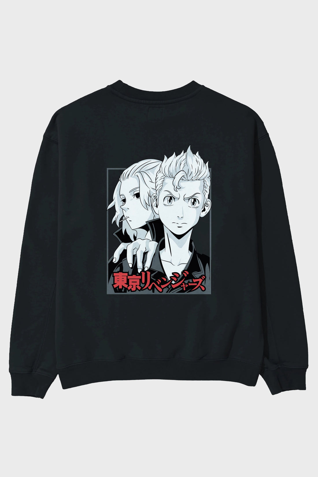 TOKYO REVENGERS Anime Arka Baskılı Oversize Sweatshirt Erkek Kadın Unisex
