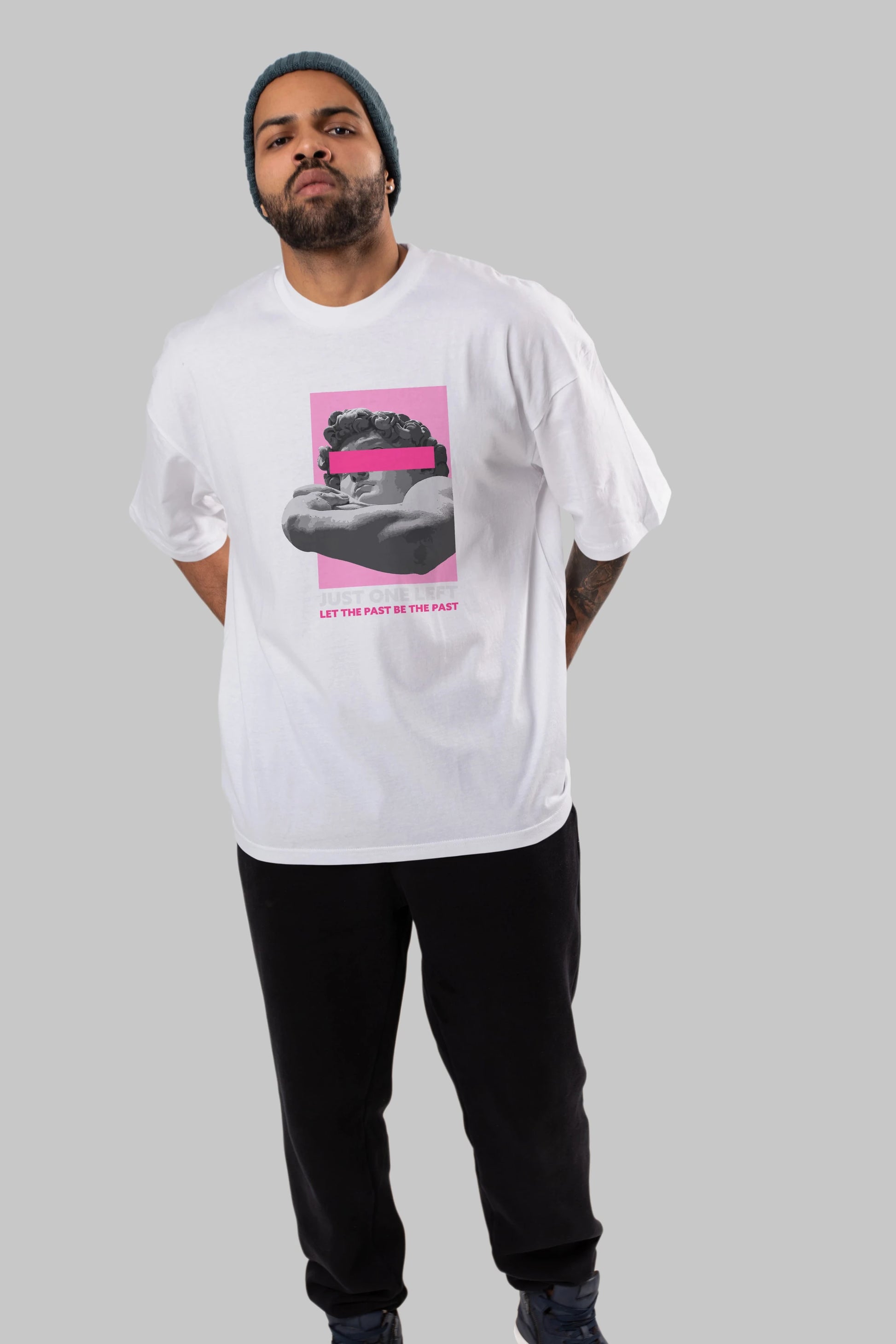 Just One Left Ön Baskılı Oversize t-shirt Erkek Kadın Unisex