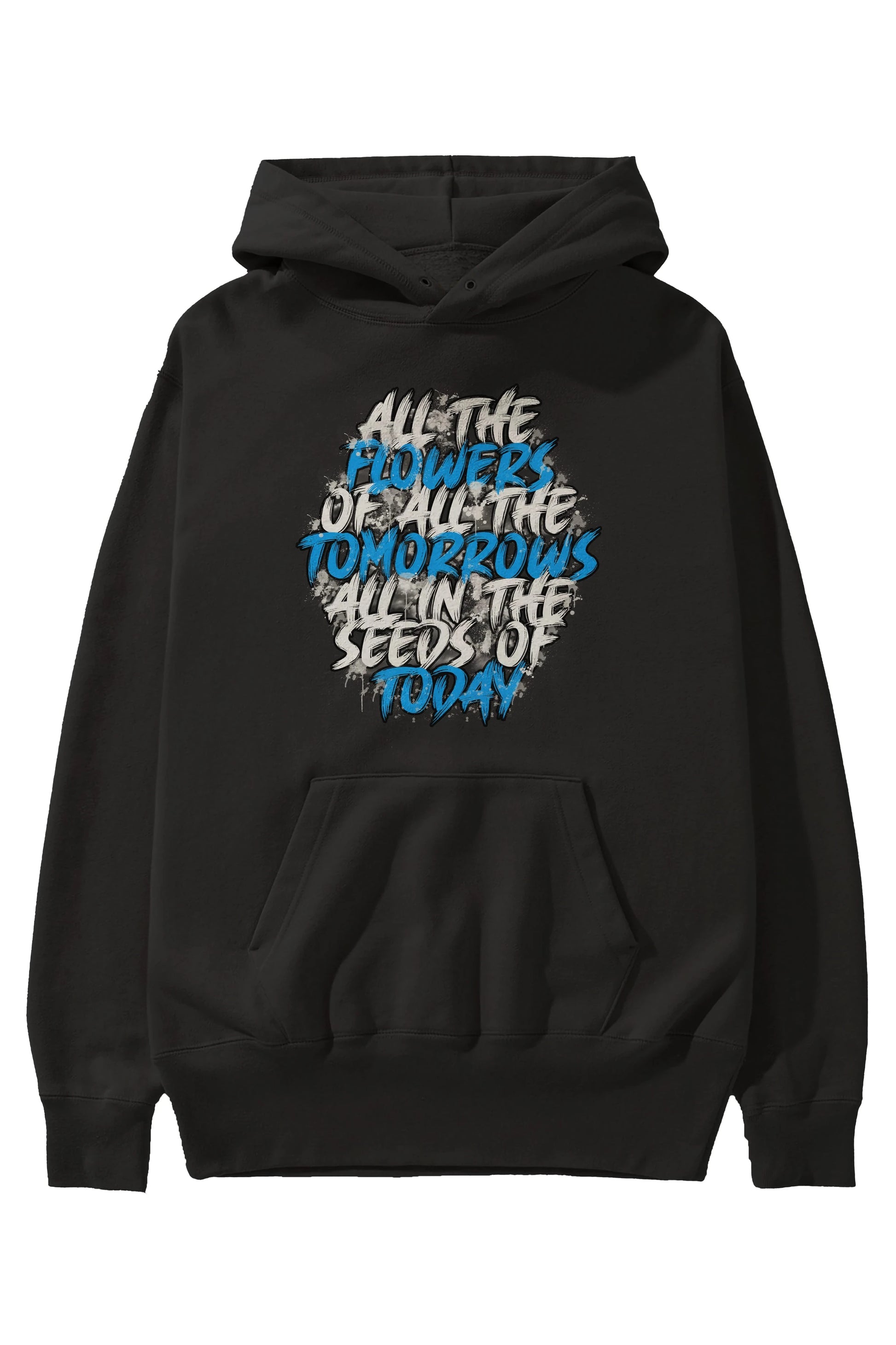 All The Flowers Of All The Tomorrows Ön Baskılı Hoodie Oversize Kapüşonlu Sweatshirt Erkek Kadın Unisex