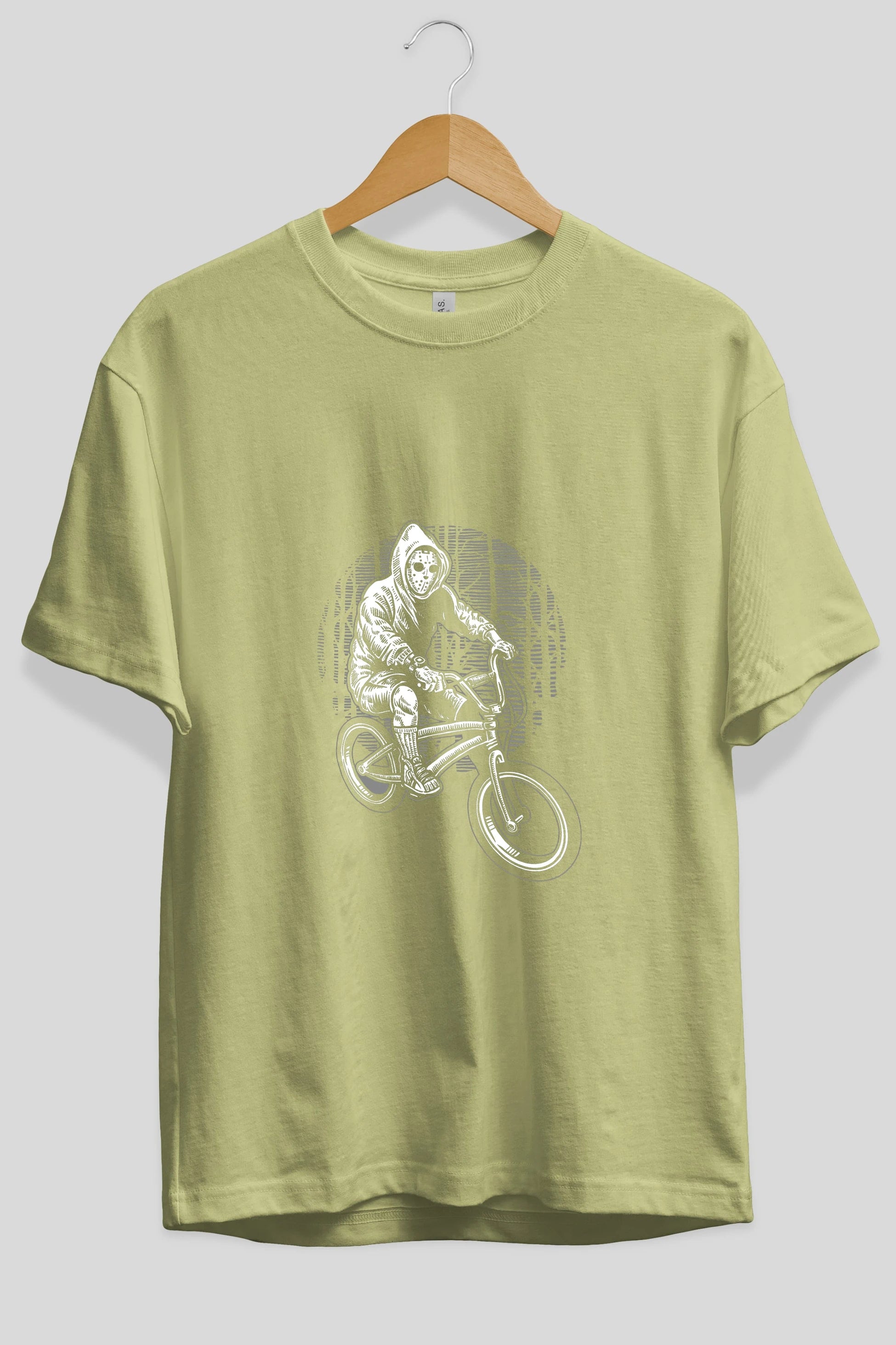 Ride Bike To Kill Ön Baskılı Oversize t-shirt Erkek Kadın Unisex %100 Pamuk tişort