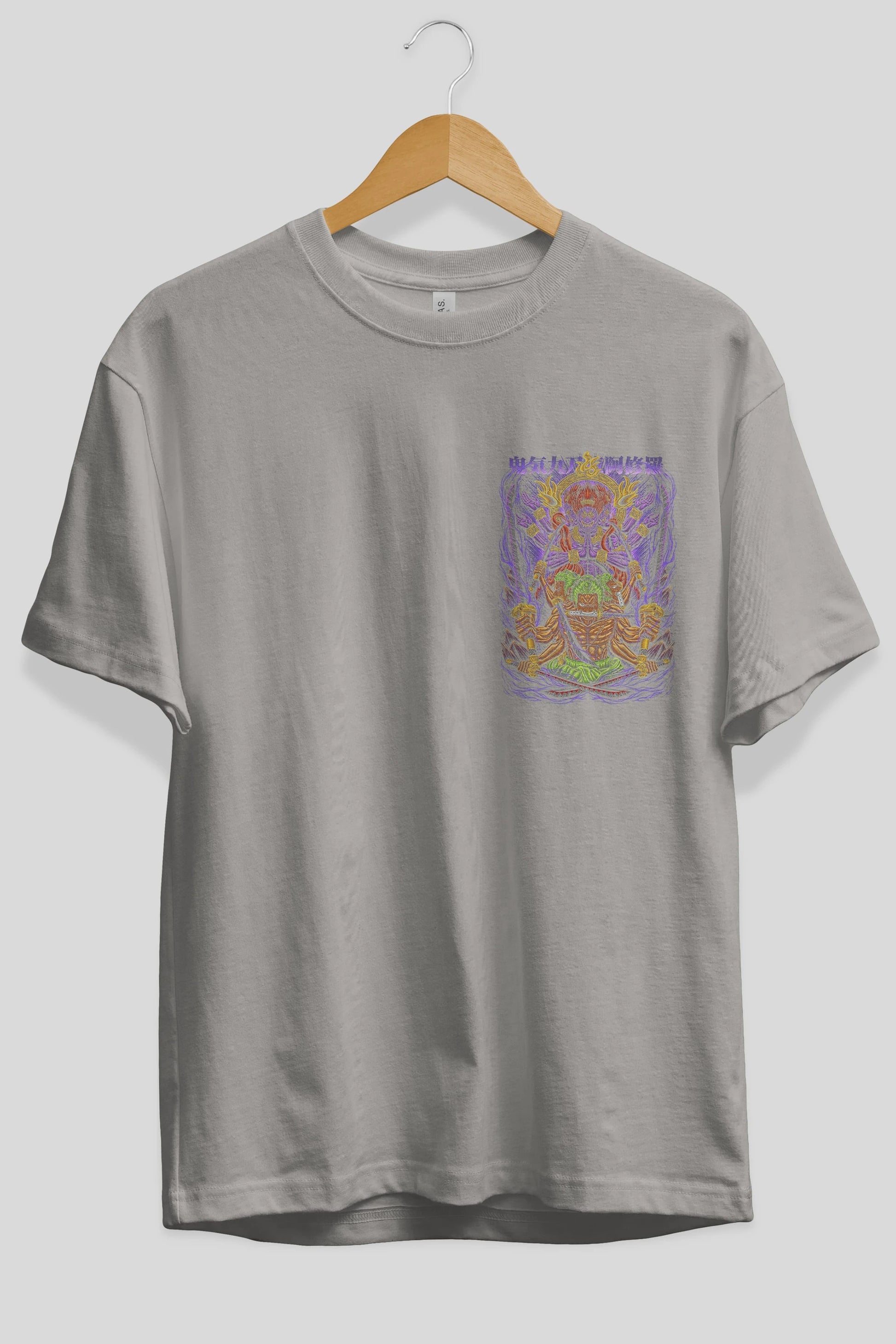 RORONOA ZORO 2 Ön Sol Baskılı Oversize t-shirt Erkek Kadın Unisex %100 Pamuk Bisiklet Yaka tişort