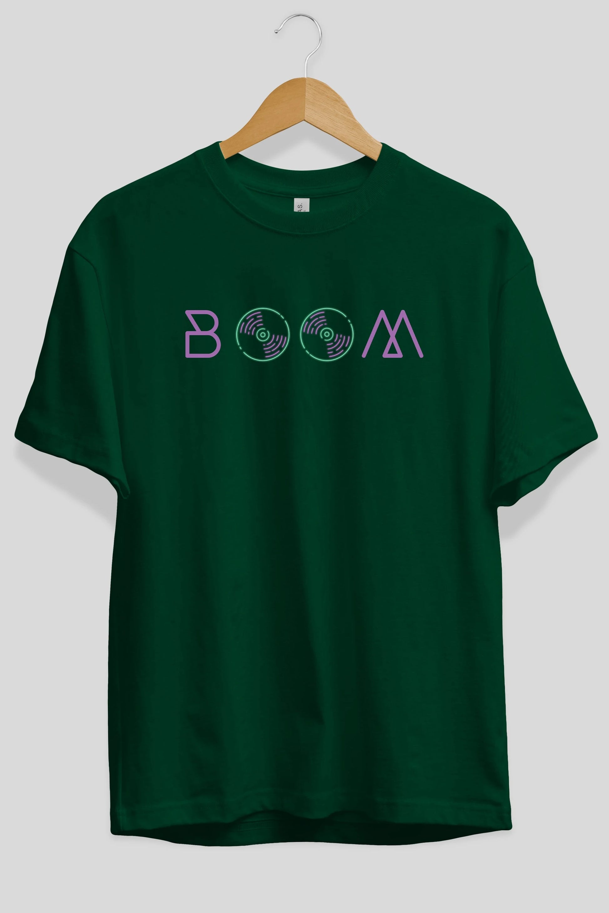 Boom 2 Ön Baskılı Oversize t-shirt Erkek Kadın Unisex