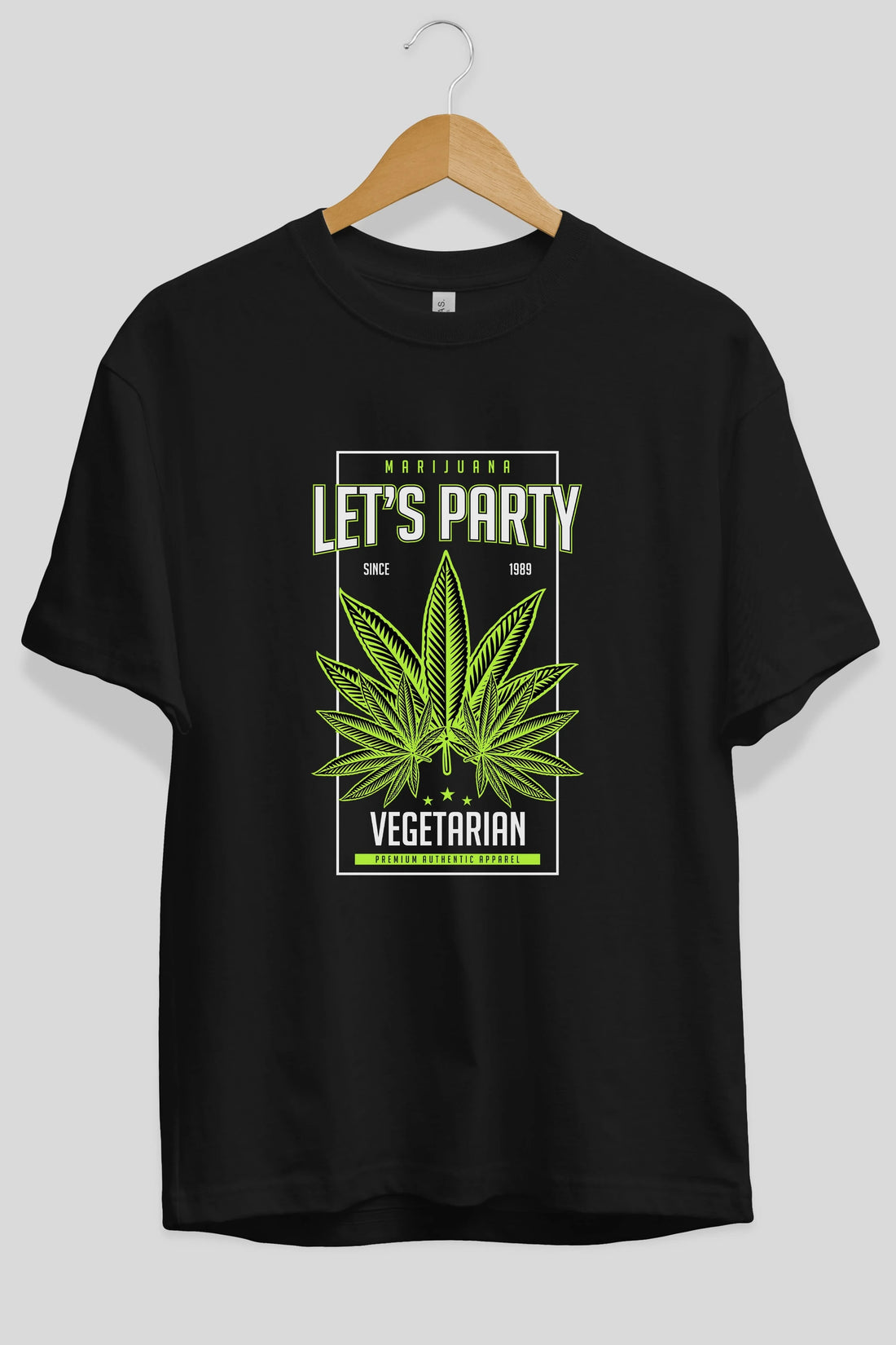 Lets Party Ön Baskılı Oversize t-shirt Erkek Kadın Unisex