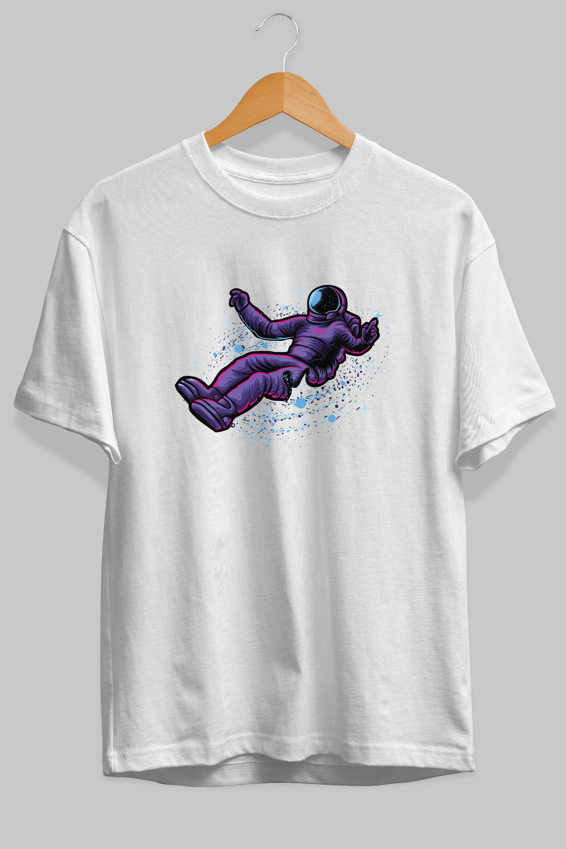 Having fun in outer space Ön Baskılı Oversize t-shirt Erkek Kadın Unisex