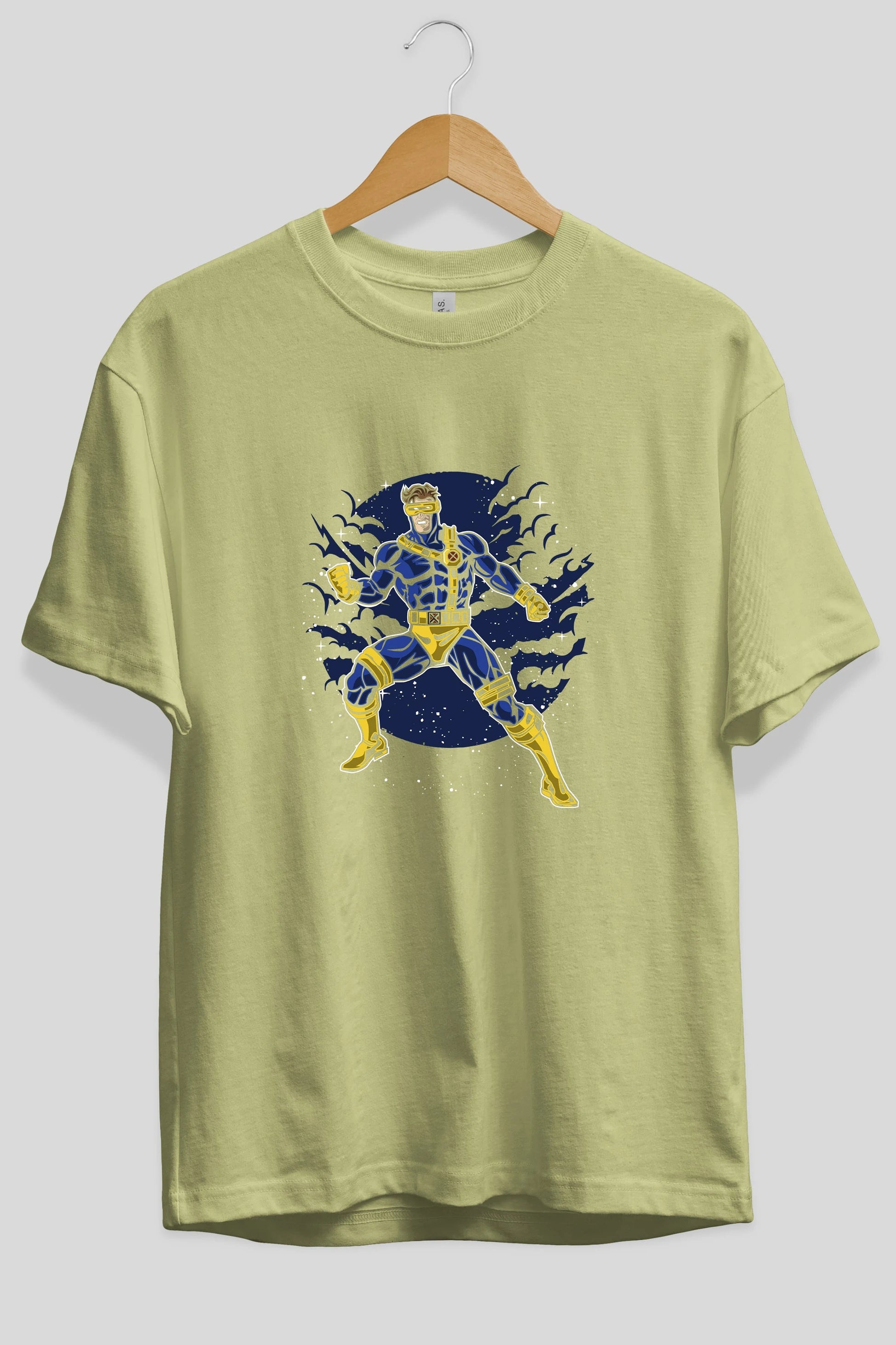 CYCLOPS Ön Baskılı Oversize t-shirt Erkek Kadın Unisex %100 Pamuk tişort