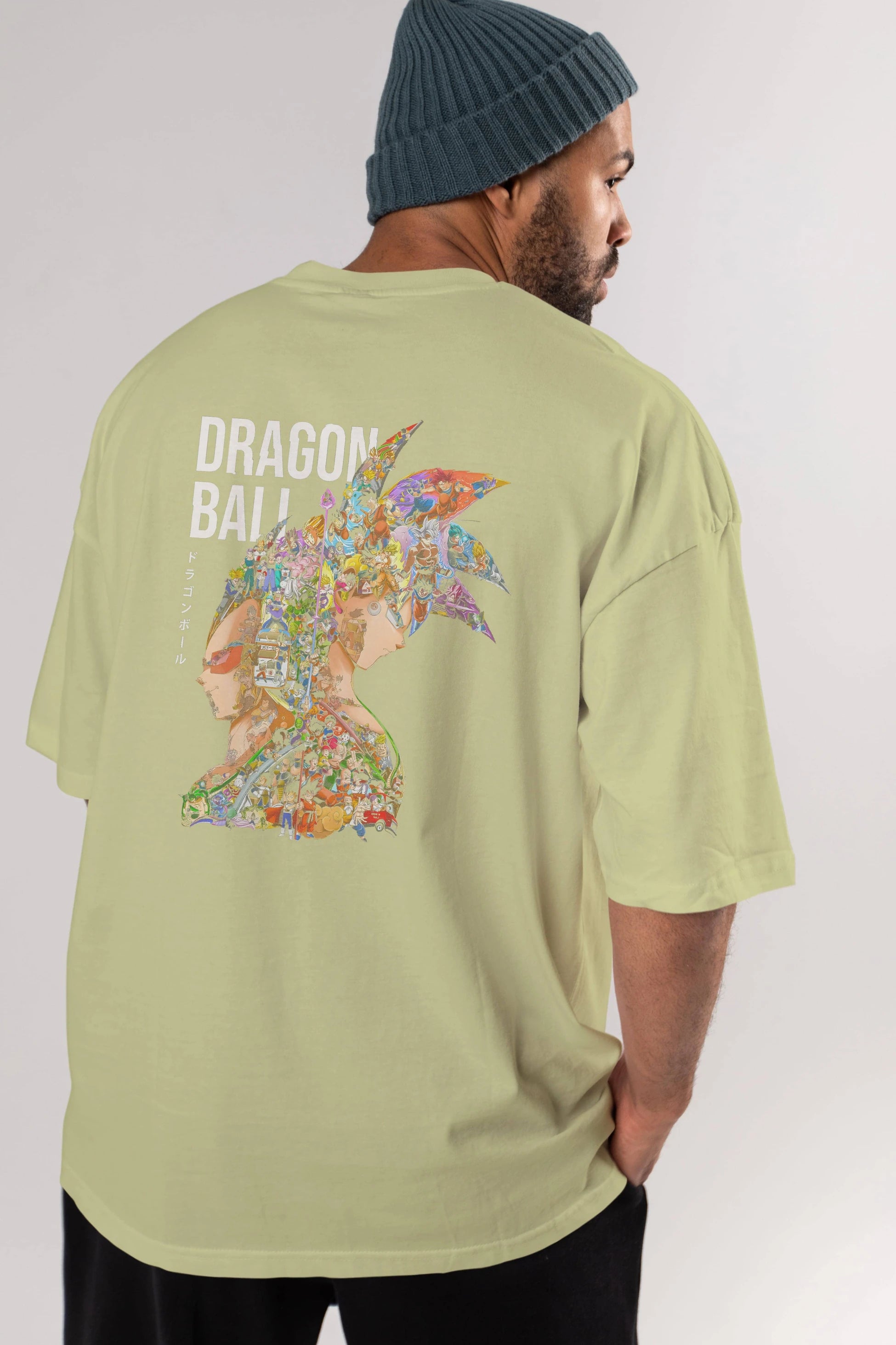 DRAGON BALL ART (5) Anime Arka Baskılı Oversize t-shirt Erkek Kadın Unisex