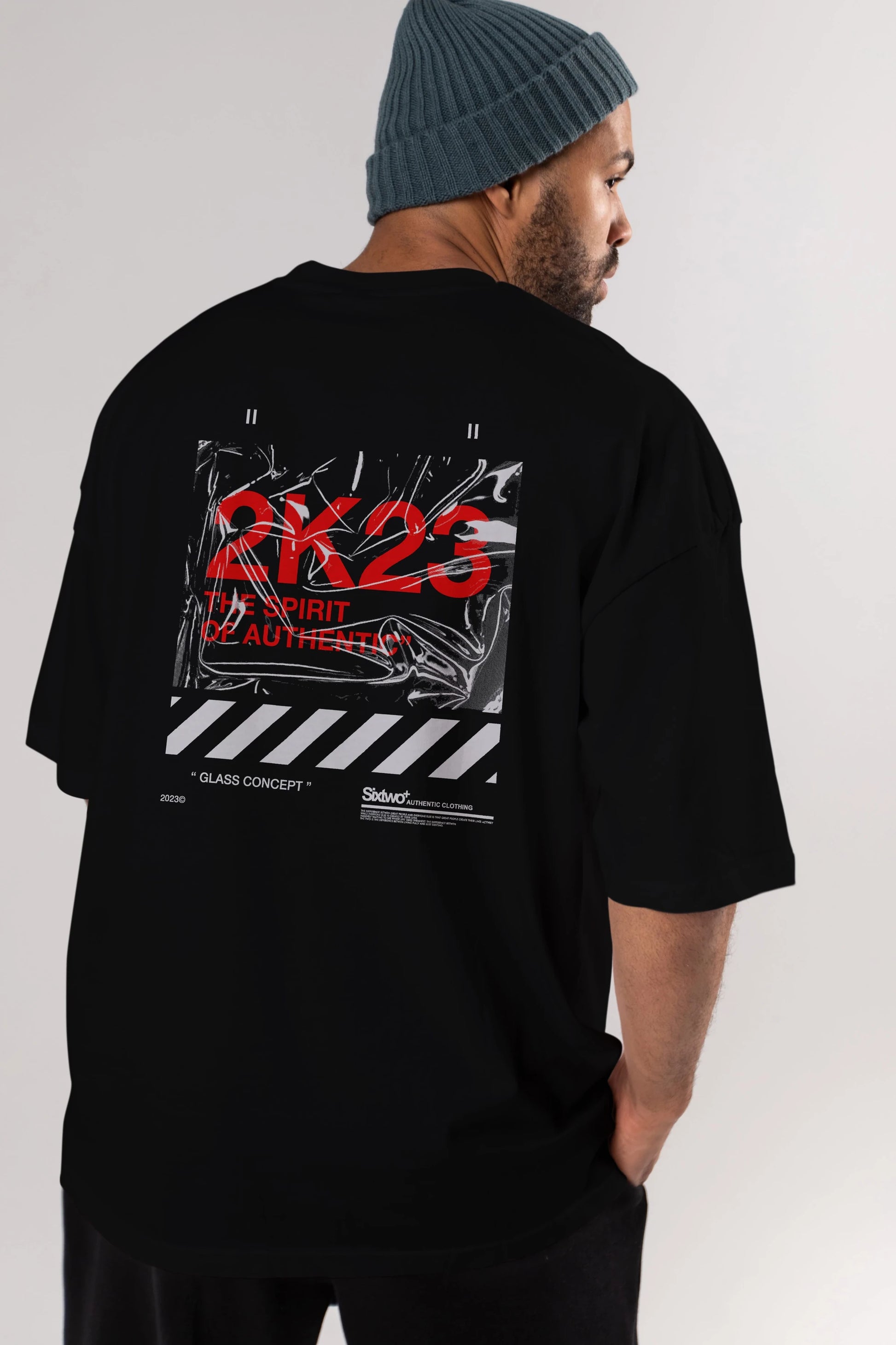 The Spirit Arka Baskılı Oversize t-shirt Erkek Kadın Unisex