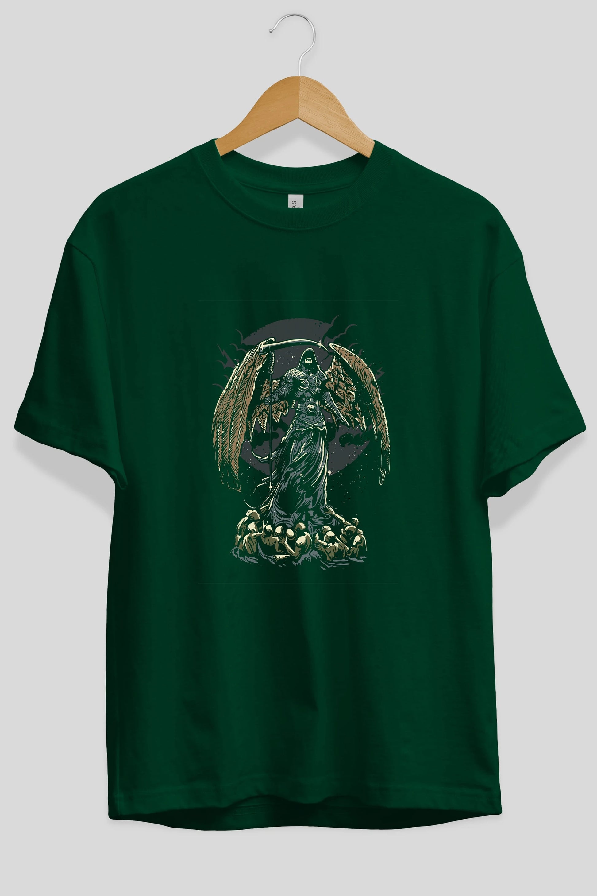 Darkness Ön Baskılı Oversize t-shirt Erkek Kadın Unisex %100 Pamuk tişort