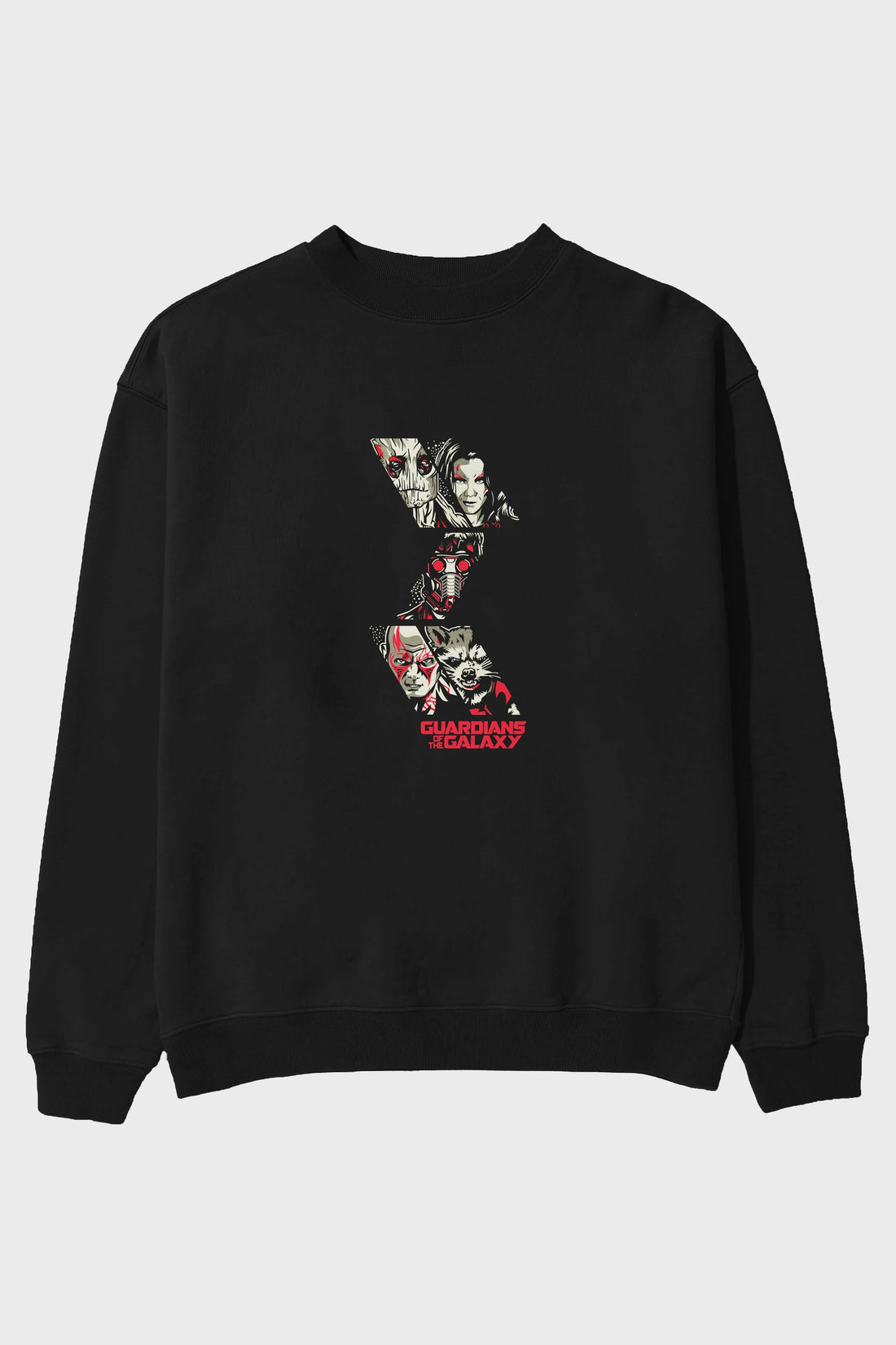 Guardians of The Galaxy 1 Ön Baskılı Oversize Sweatshirt Erkek Kadın Unisex