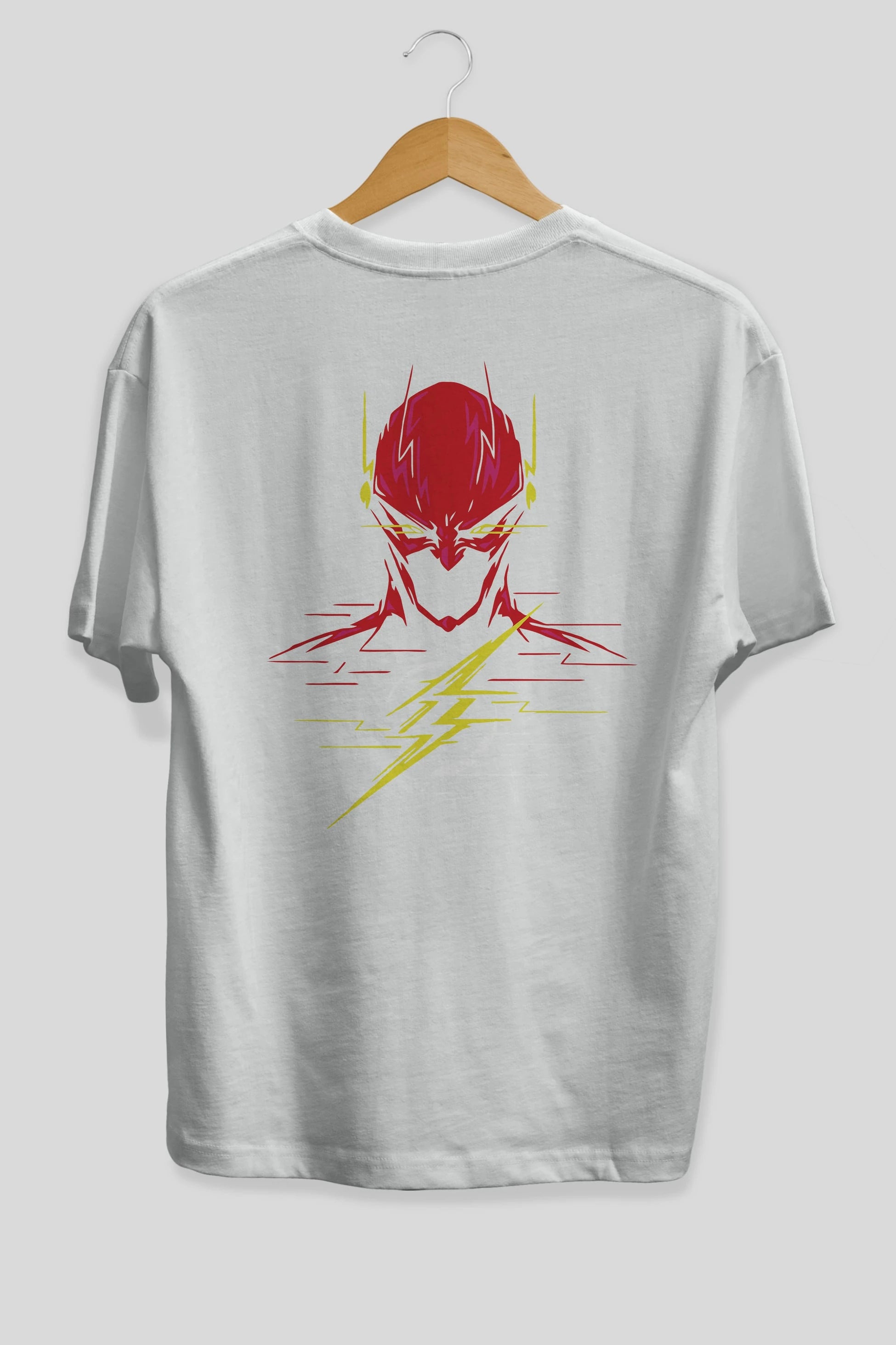 Flash Avengers (2) Arka Baskılı Oversize t-shirt Erkek Kadın Unisex %100 Pamuk Bisiklet Yaka tişort